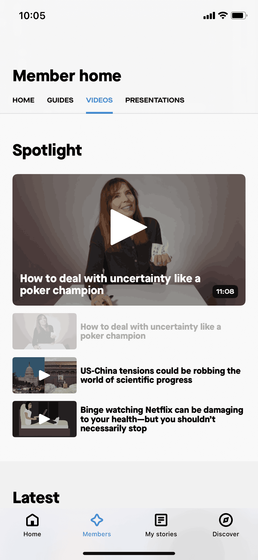Quartz iOS News interface screenshot 3