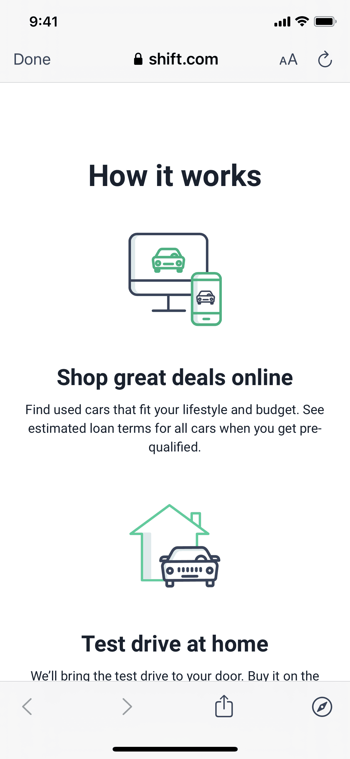 Shift iOS Shopping interface screenshot 15