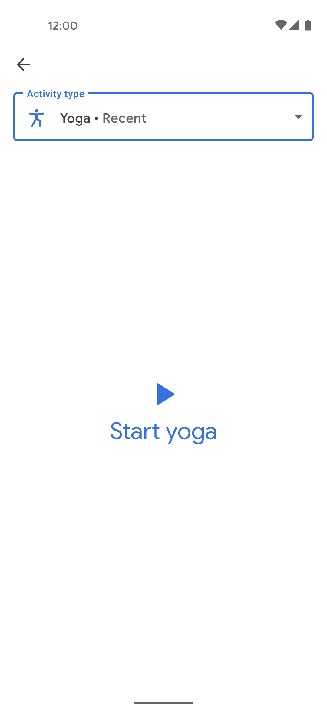 Google Fit Android Health & Fitness interface screenshot 5
