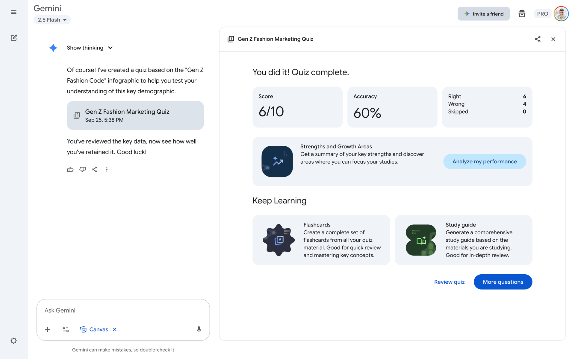 Google Gemini Web AI interface screenshot 4