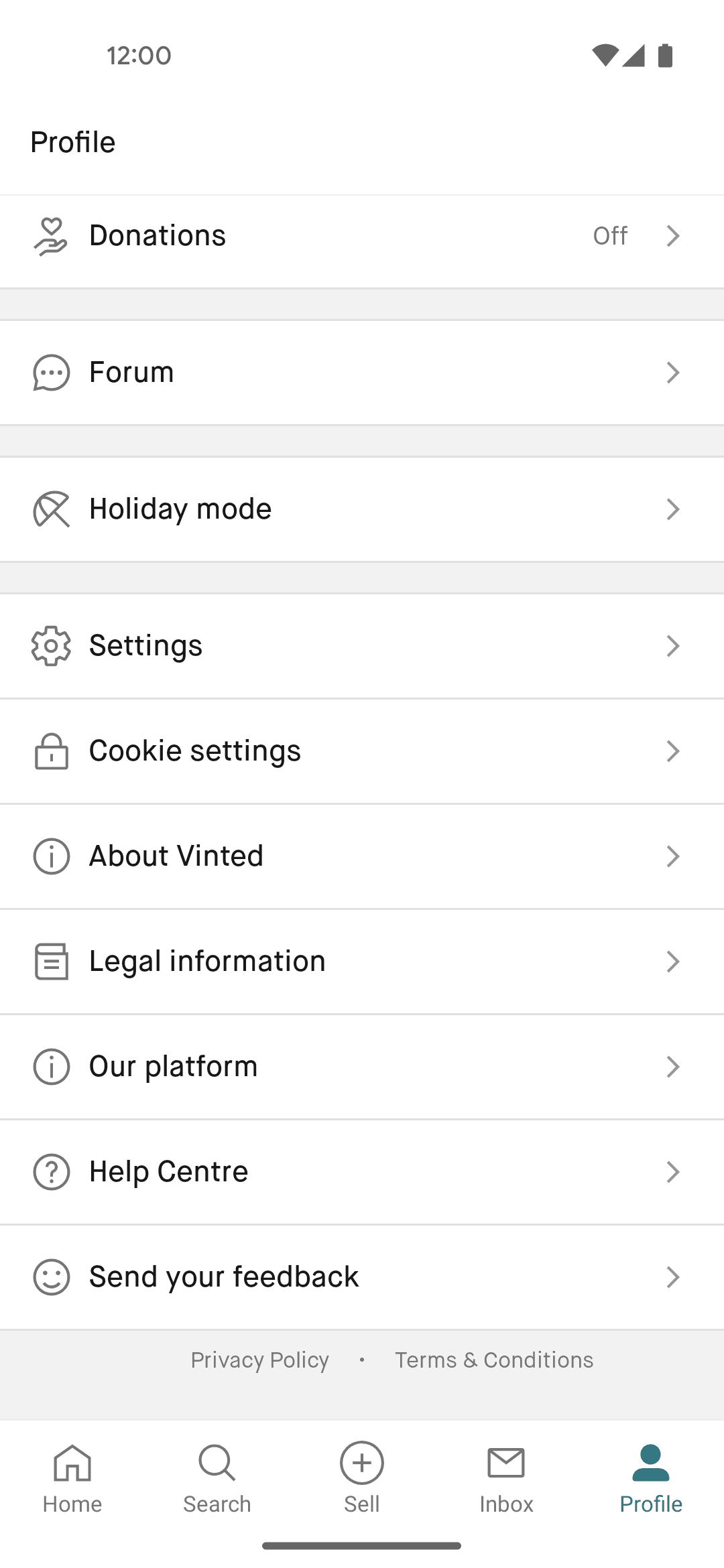 Vinted Android Shopping interface screenshot 22