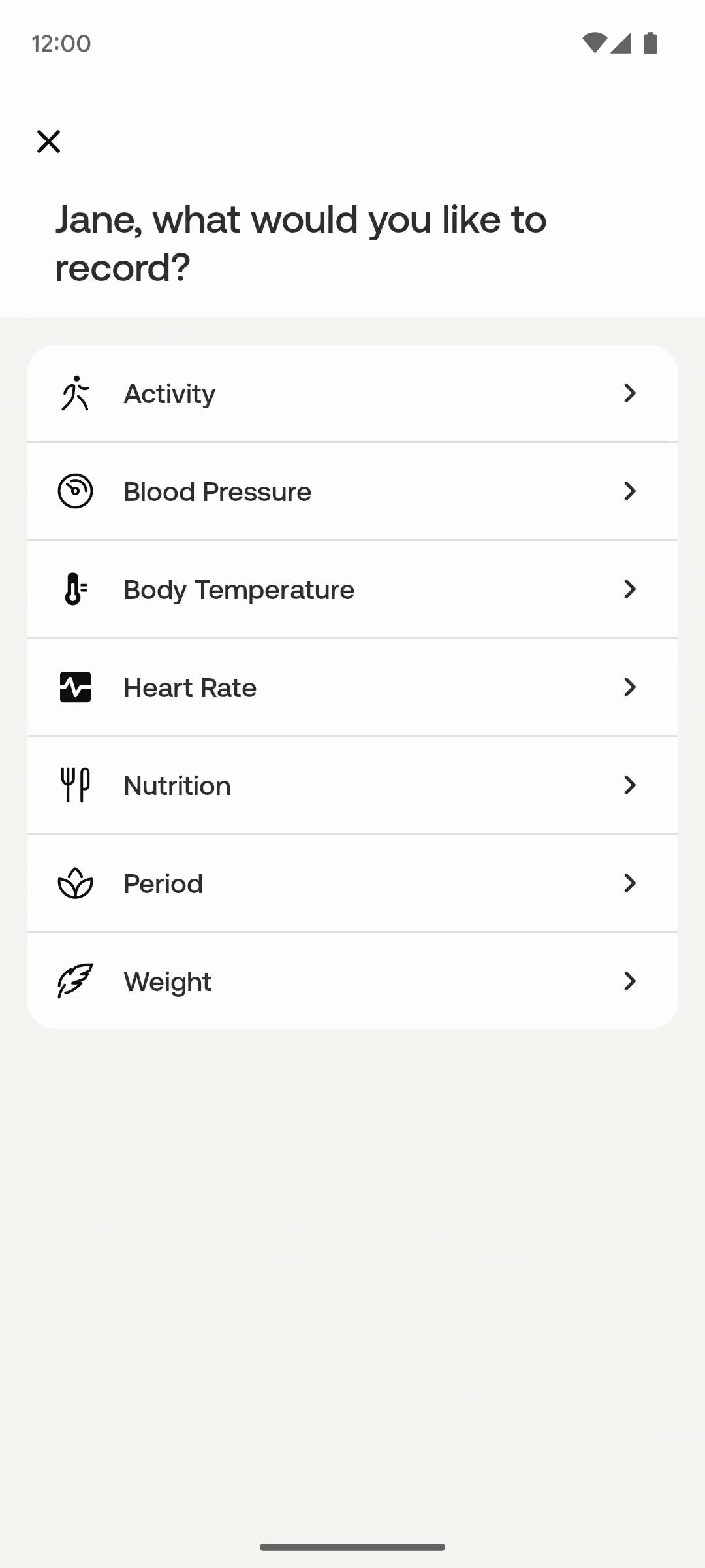 Withings Health Mate Android Health & Fitness interface screenshot 13