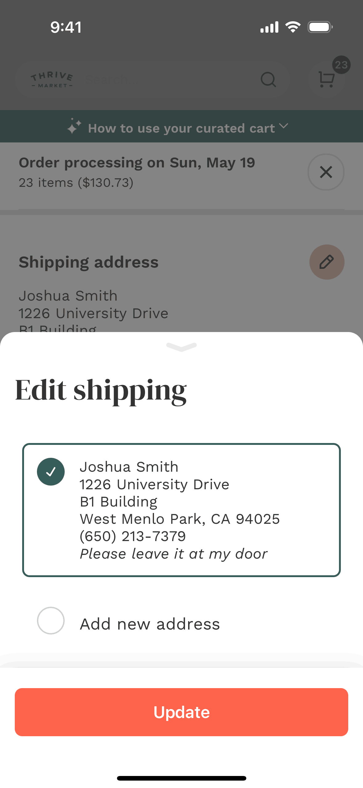 Thrive Market iOS Shopping interface screenshot 7