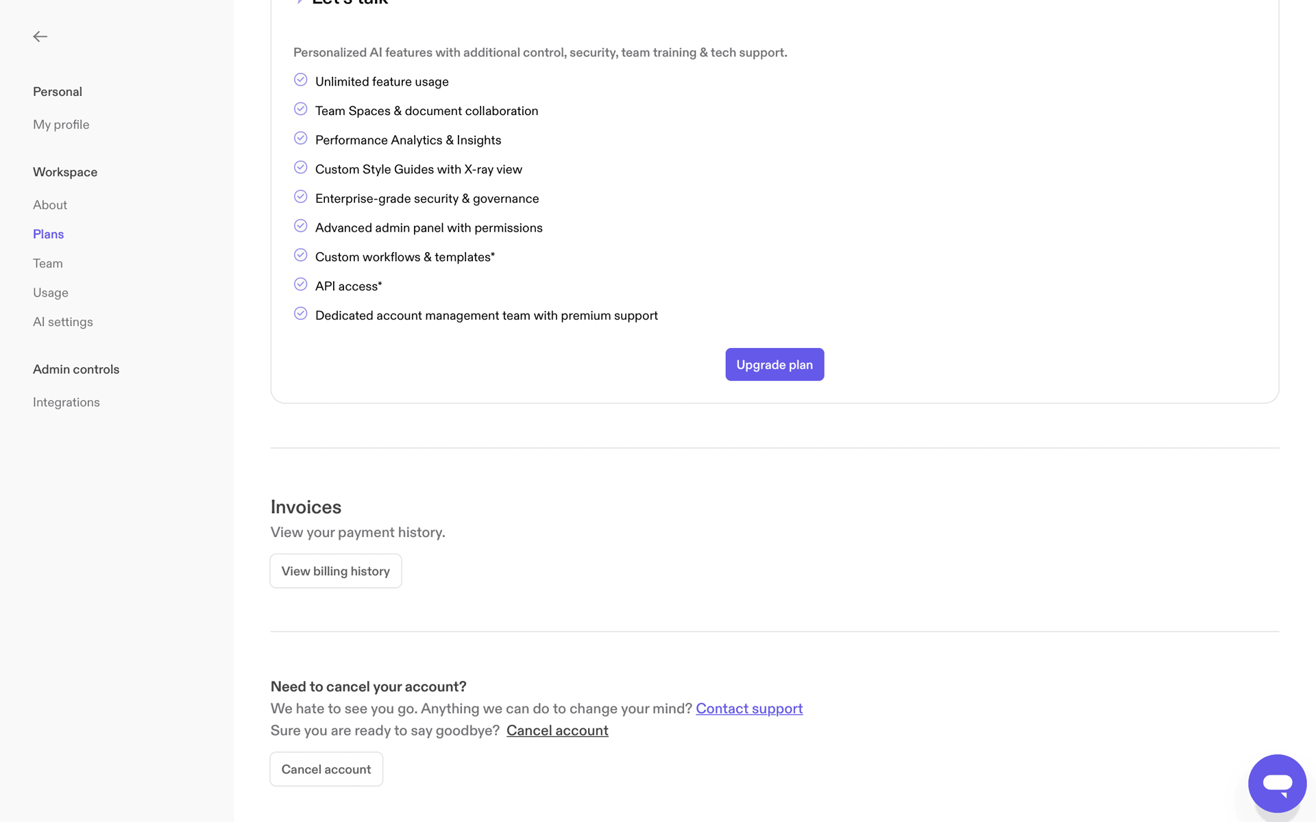 Jasper Web AI interface screenshot 20