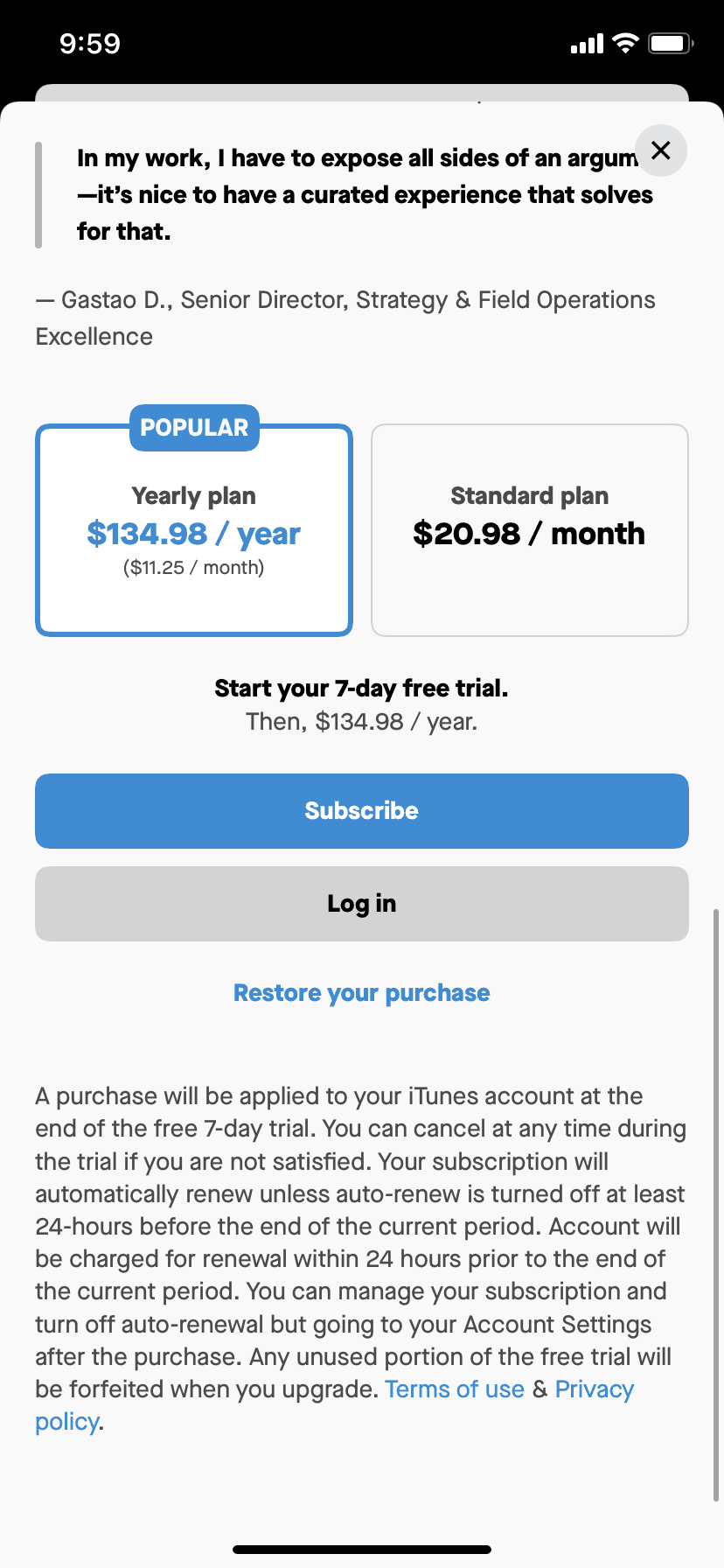 Quartz iOS News interface screenshot 5