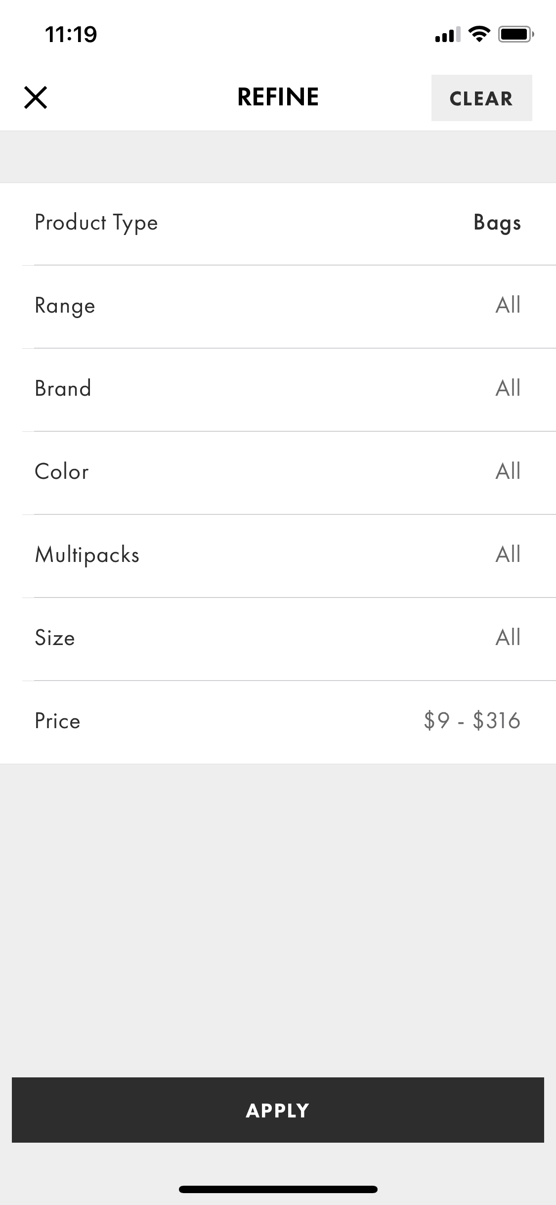 ASOS iOS Shopping interface screenshot 17