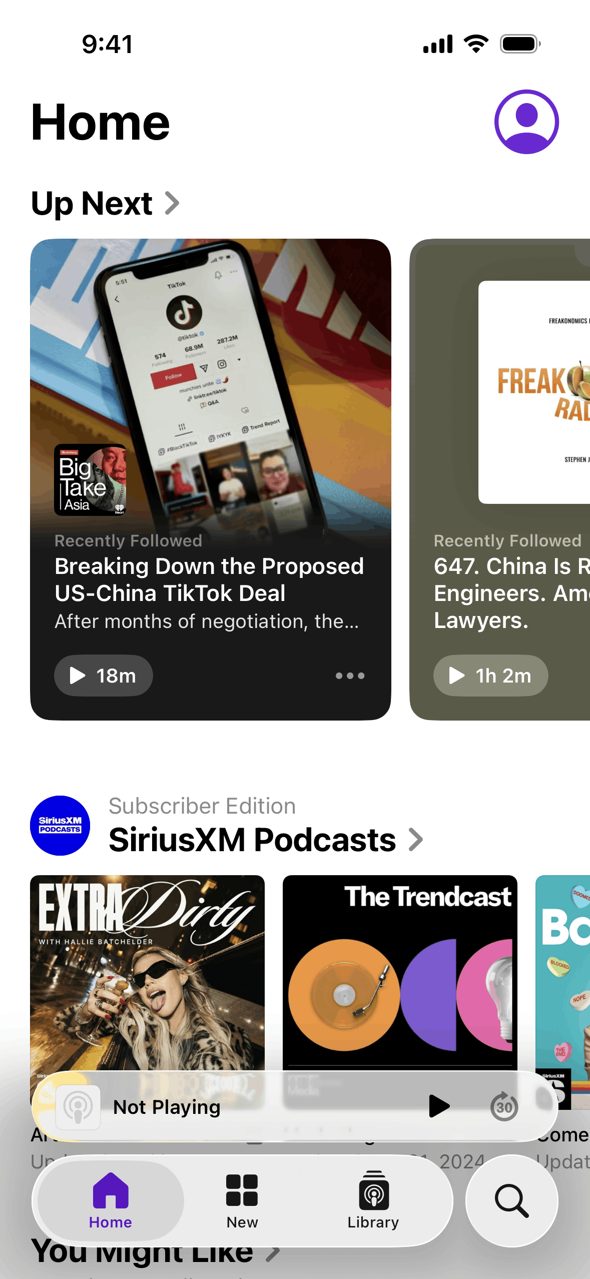 Apple Podcasts iOS Music & Audio interface screenshot 4