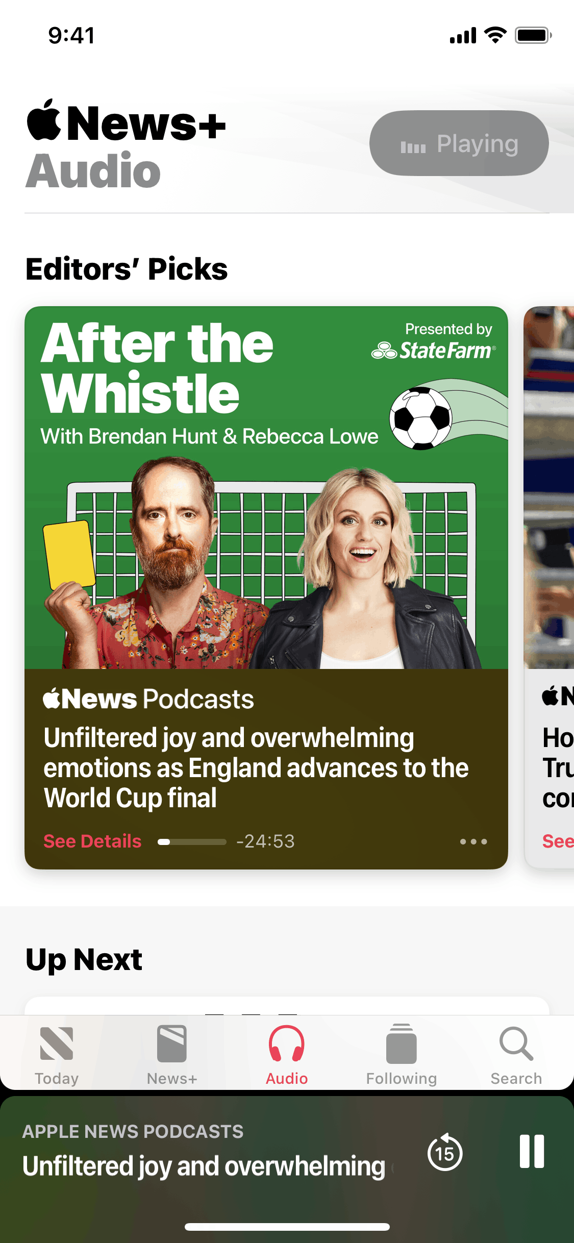 Apple News iOS News interface screenshot 5