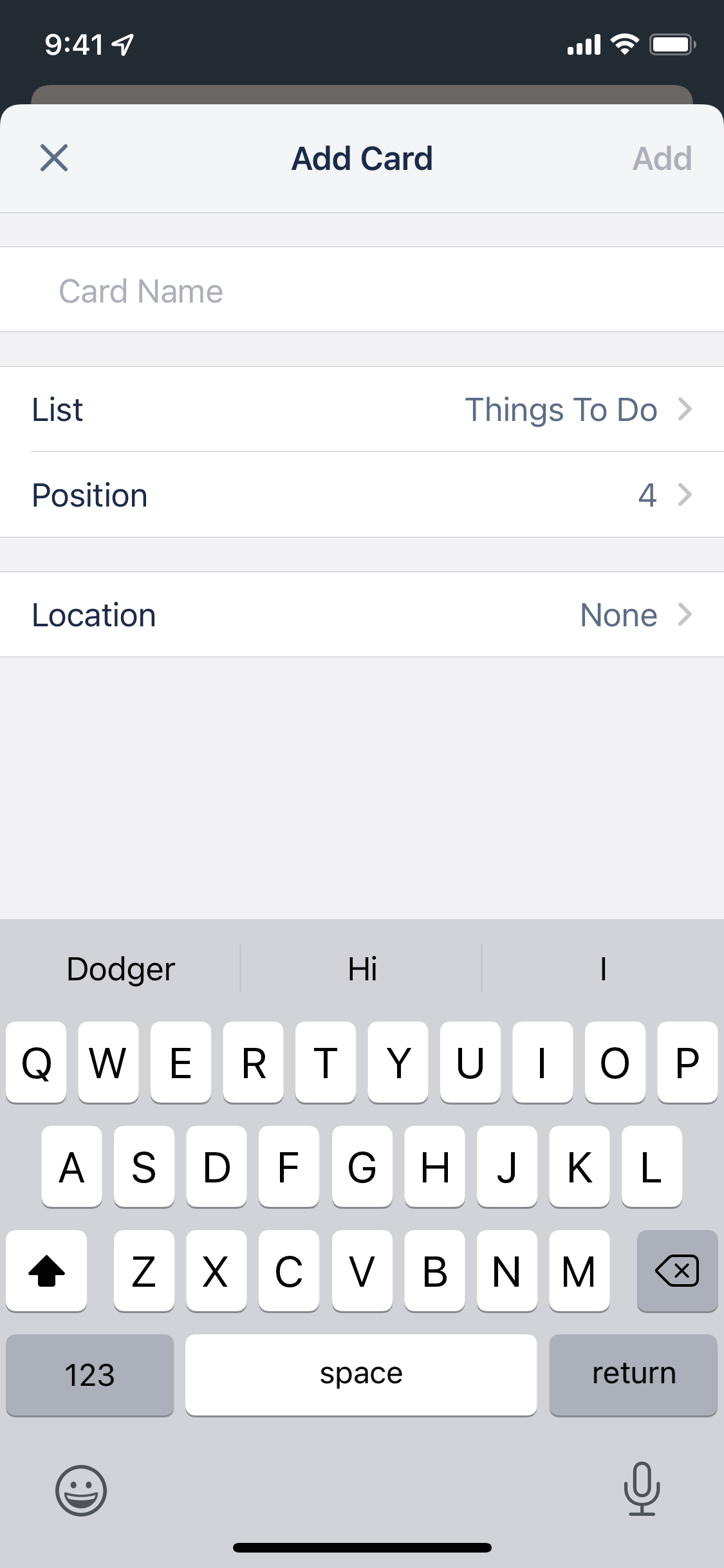 Trello iOS Business interface screenshot 12