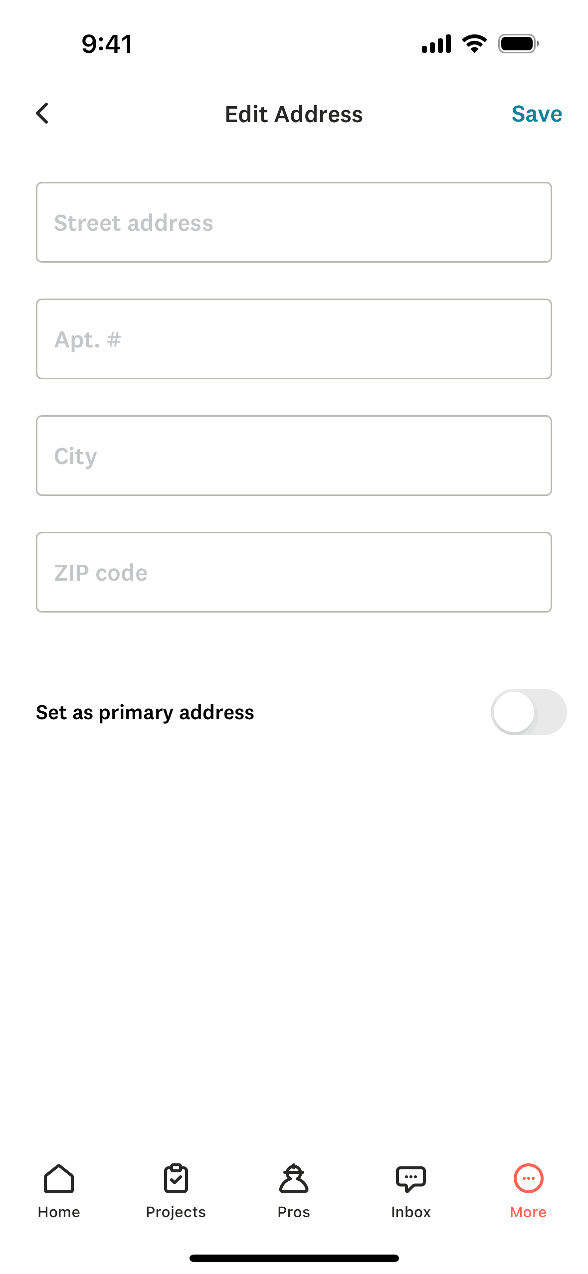 Angi iOS Lifestyle interface screenshot 18