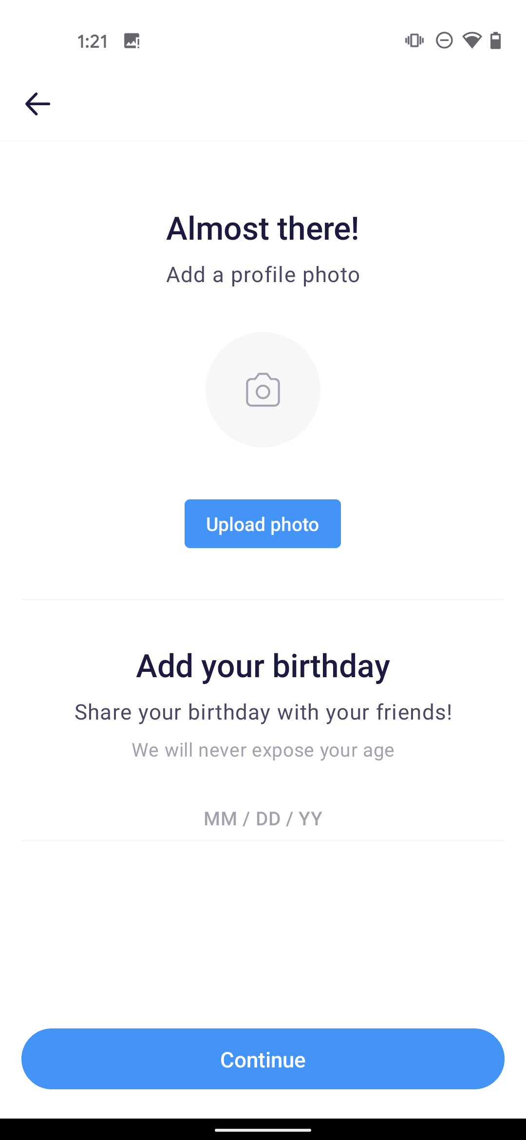 IRL Android Social Networking interface screenshot 20
