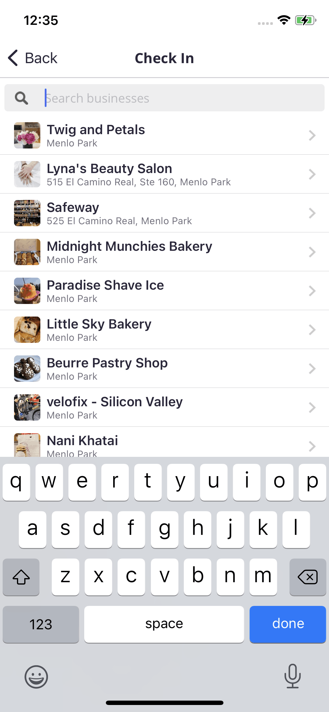 Yelp iOS Food & Drink interface screenshot 12