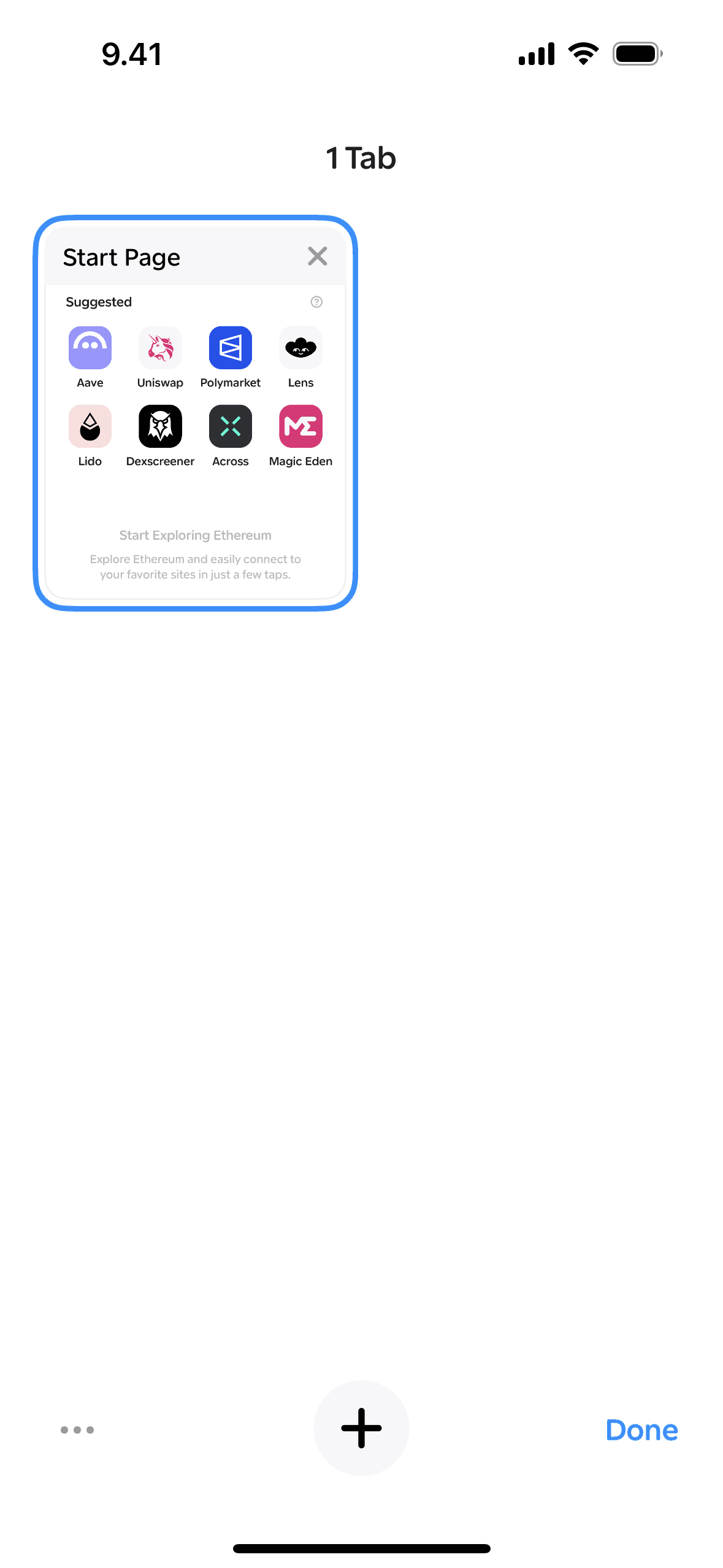 Family iOS Crypto & Web3 interface screenshot 16