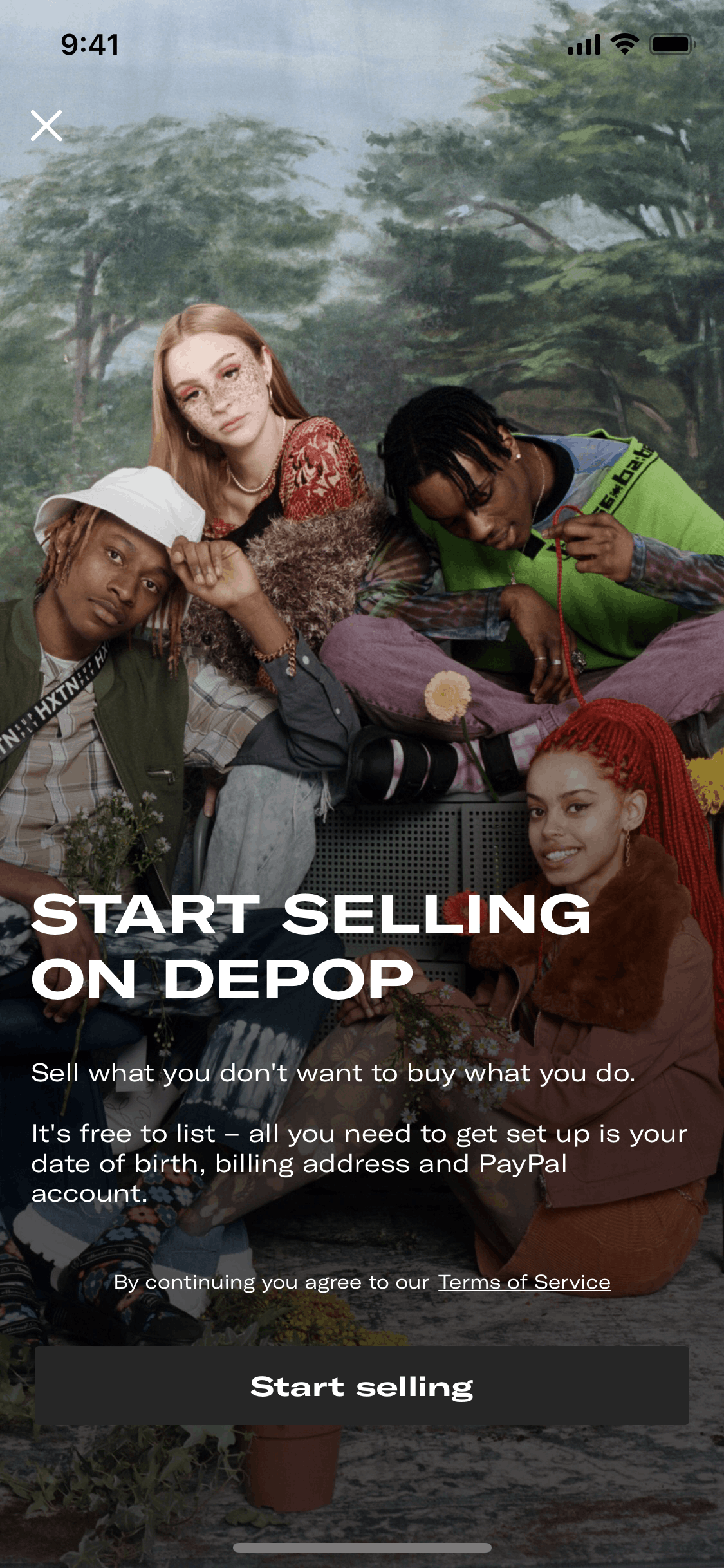 Depop iOS Shopping interface screenshot 4