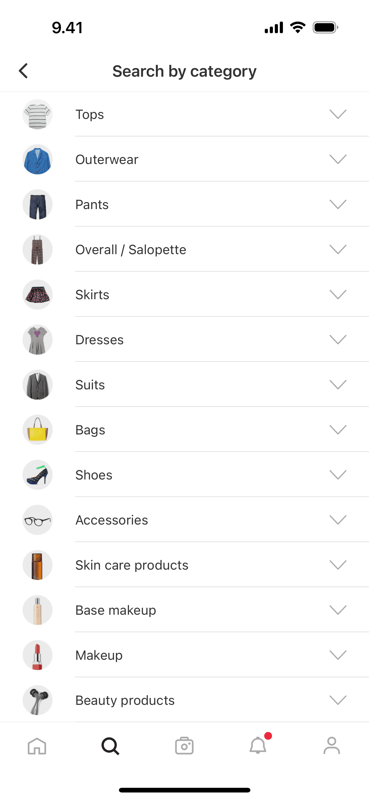 WEAR iOS Shopping interface screenshot 15