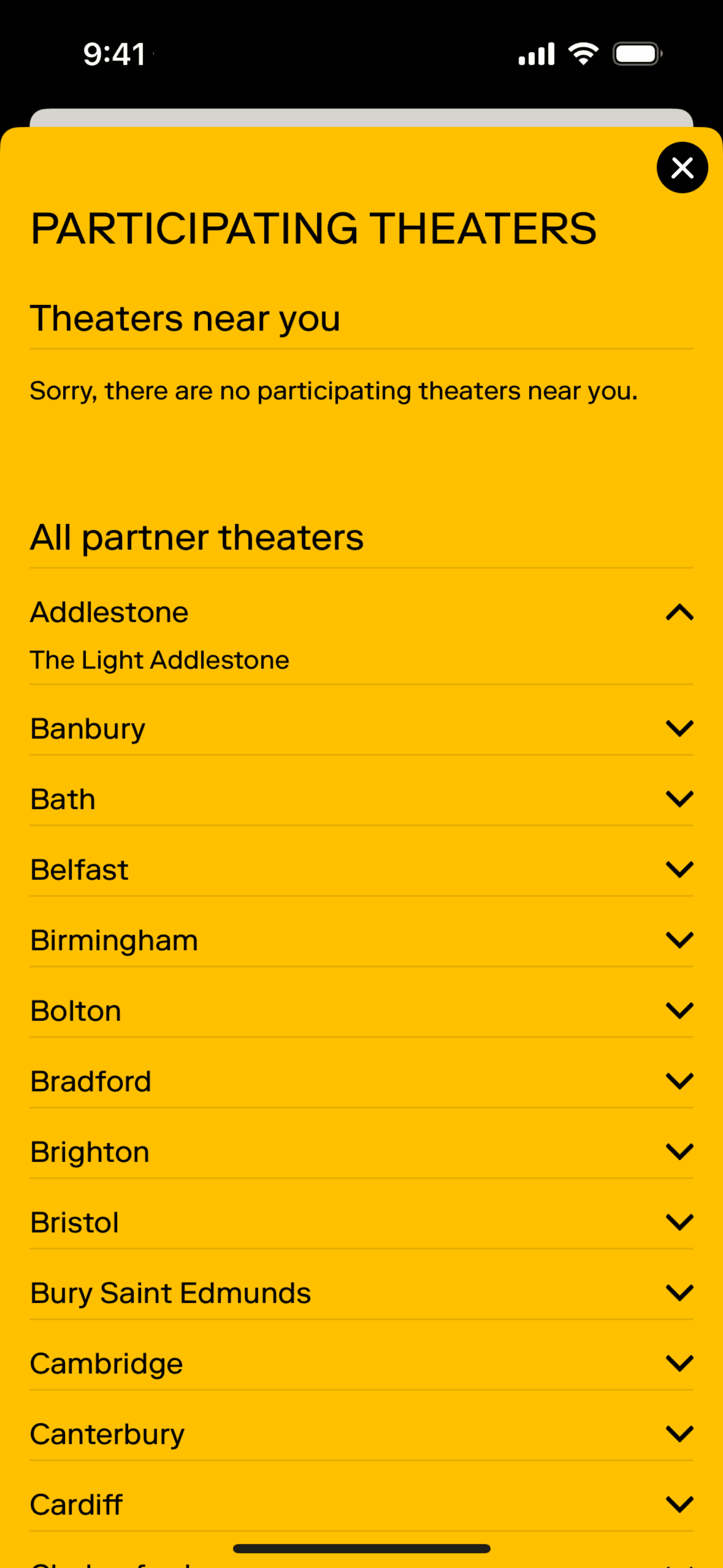 MUBI GO iOS Entertainment interface screenshot 20