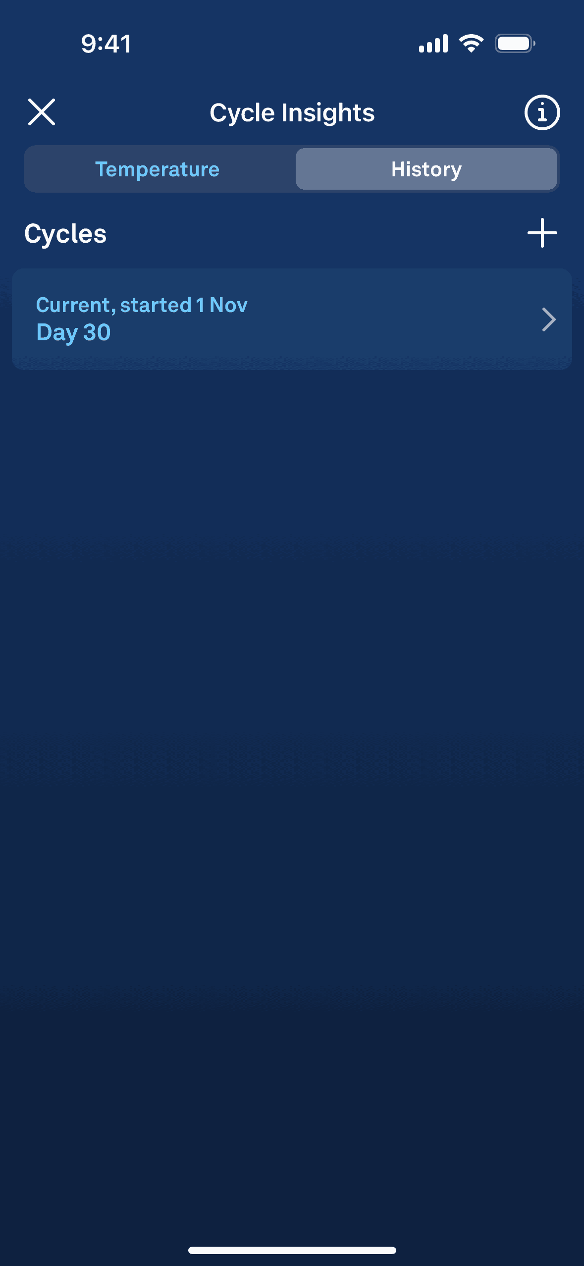Oura iOS Health & Fitness interface screenshot 16
