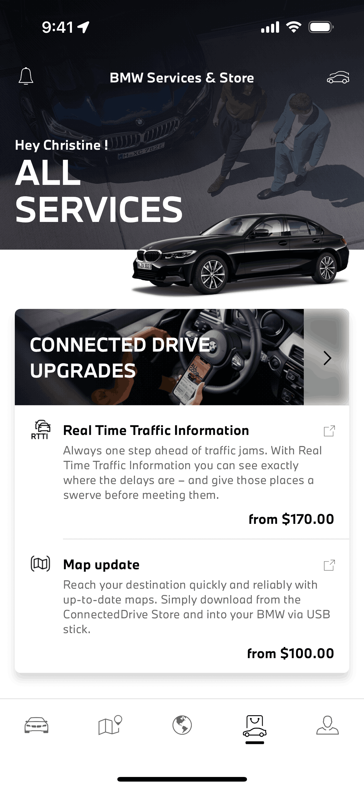 My BMW iOS Travel & Transportation interface screenshot 24