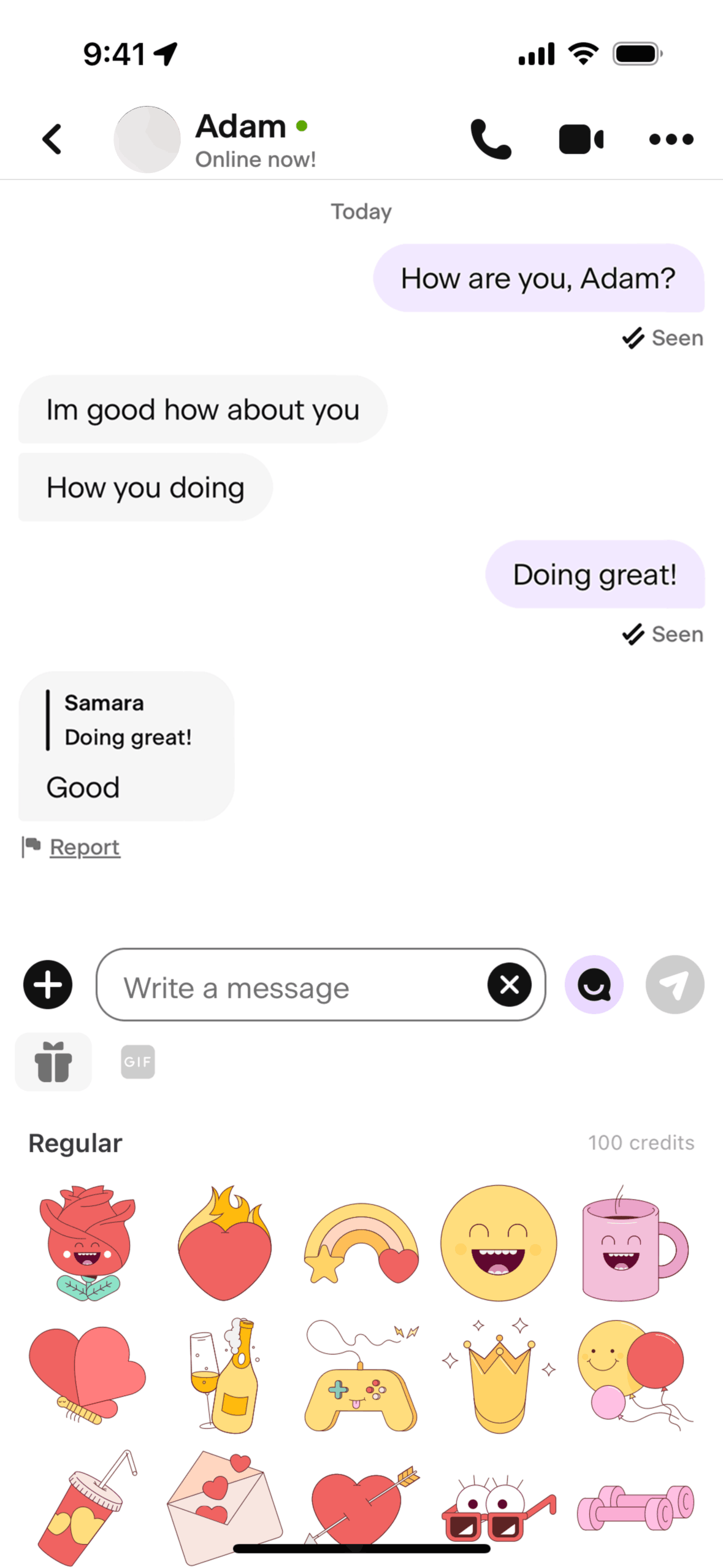Badoo iOS Lifestyle interface screenshot 7