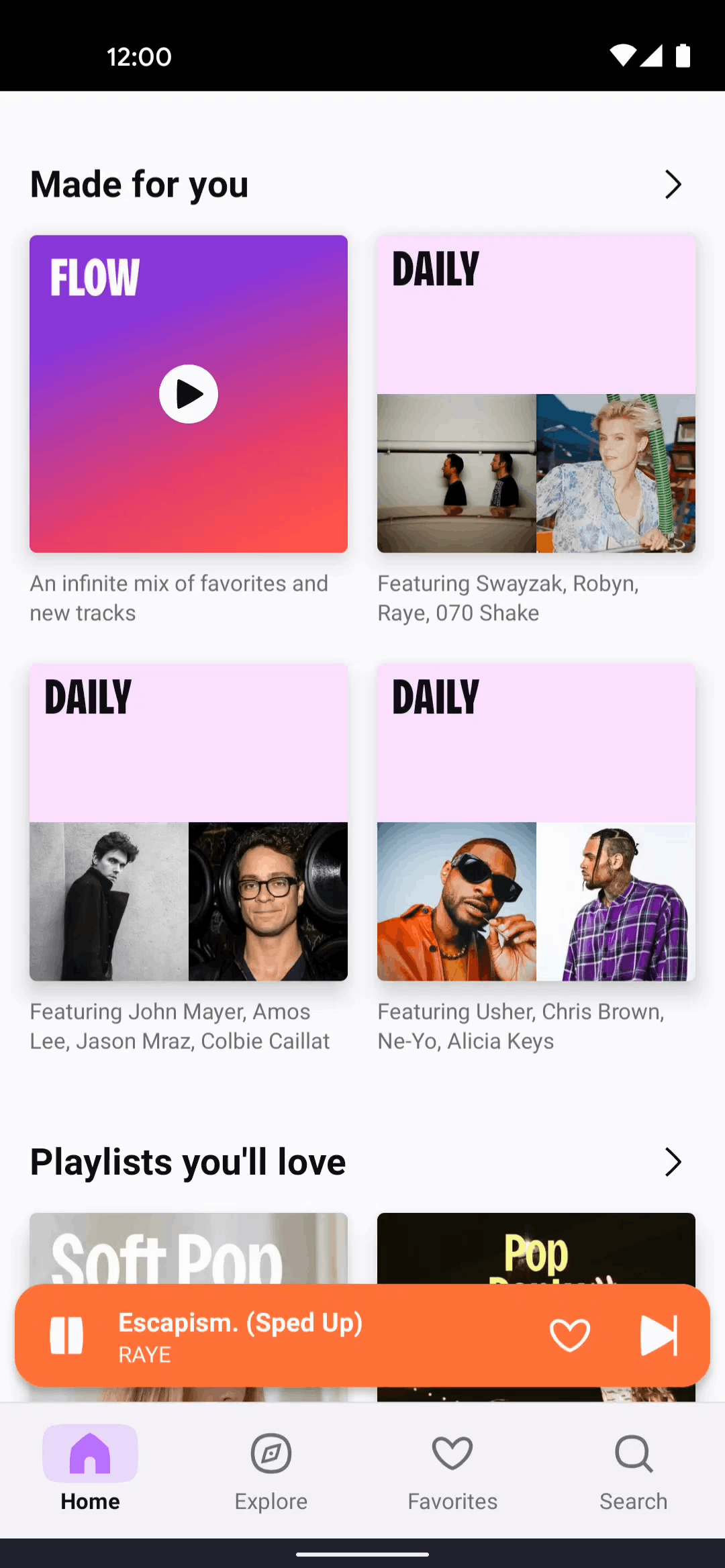 Deezer Android Entertainment interface screenshot 10