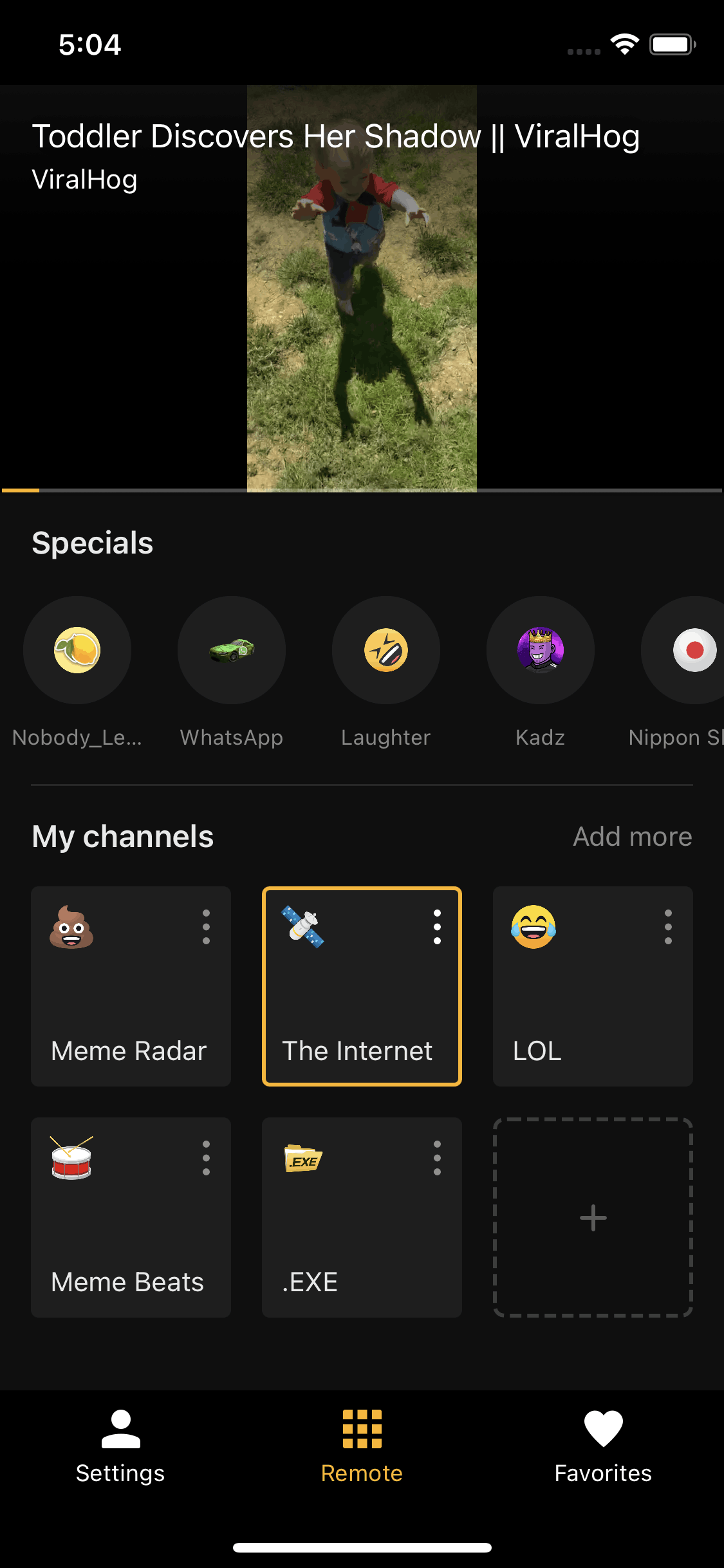 Neverthink iOS Entertainment interface screenshot 11