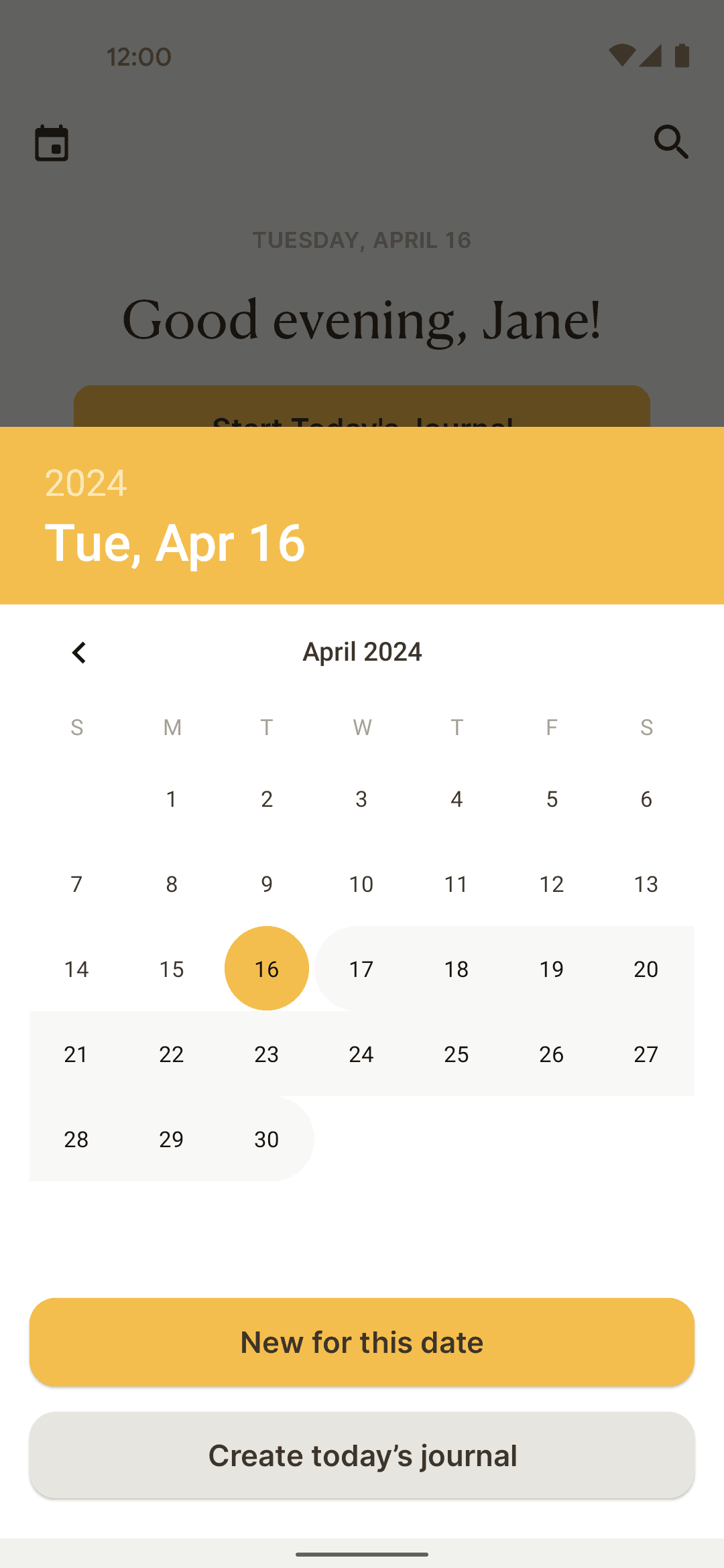 5 Minute Journal Android Health & Fitness interface screenshot 23
