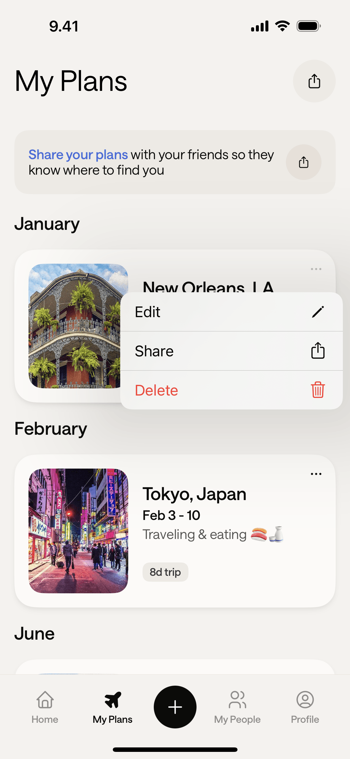 Mozi iOS Social Networking interface screenshot 10