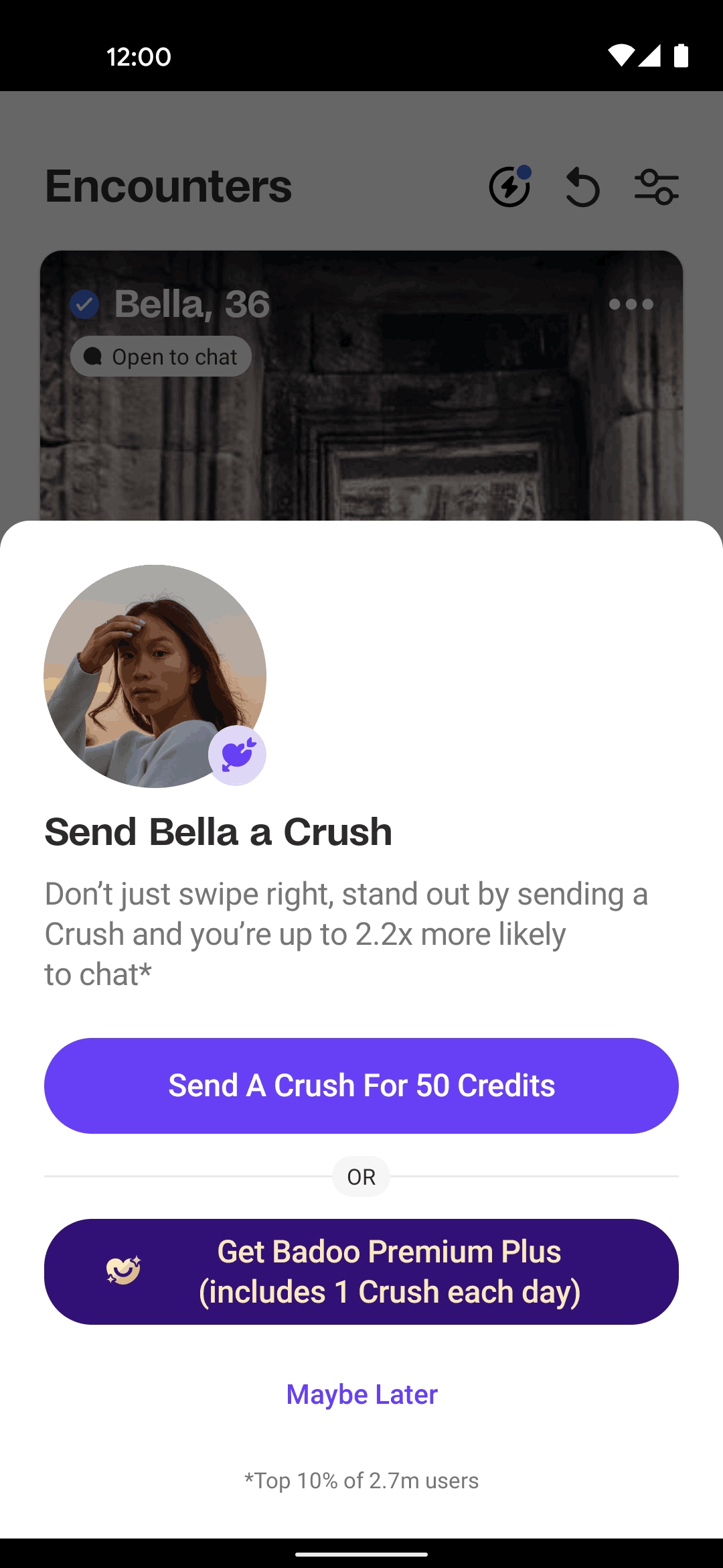 Badoo Android Lifestyle interface screenshot 23