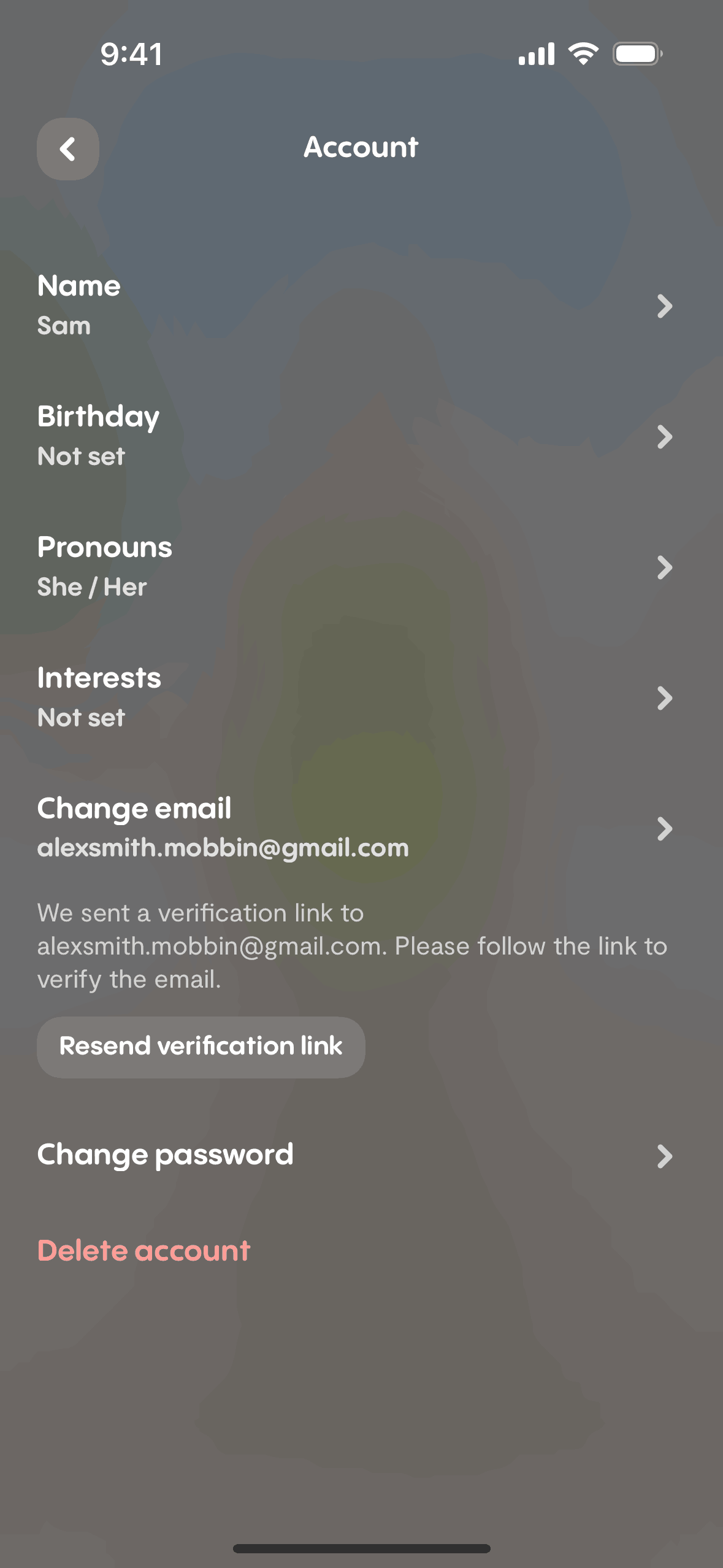 Replika iOS Health & Fitness interface screenshot 2
