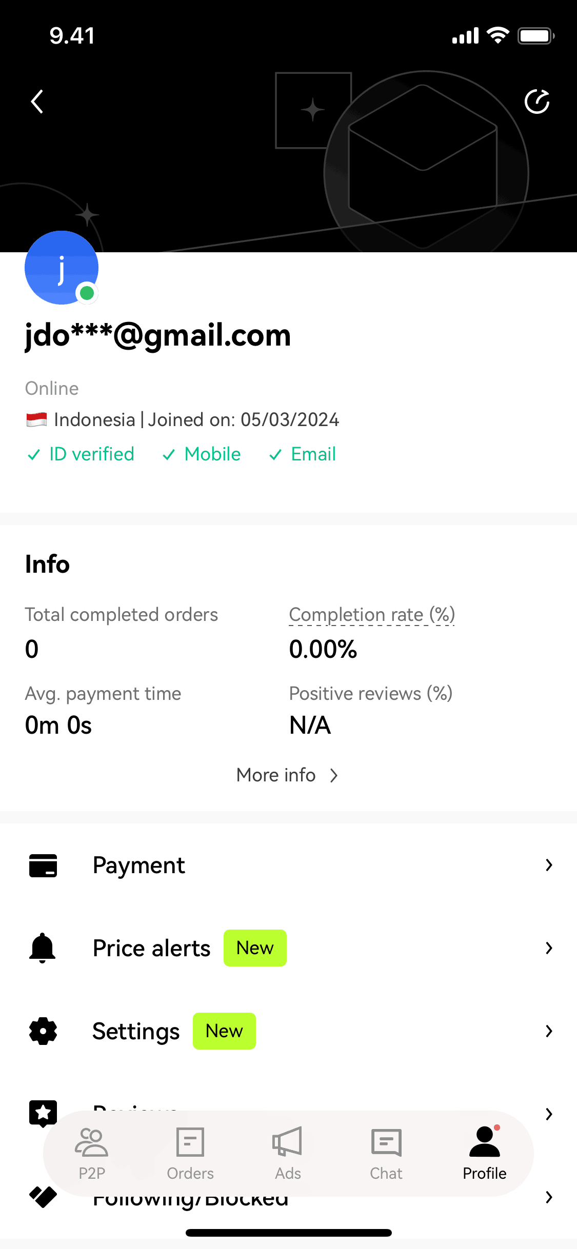 OKX iOS Finance interface screenshot 14