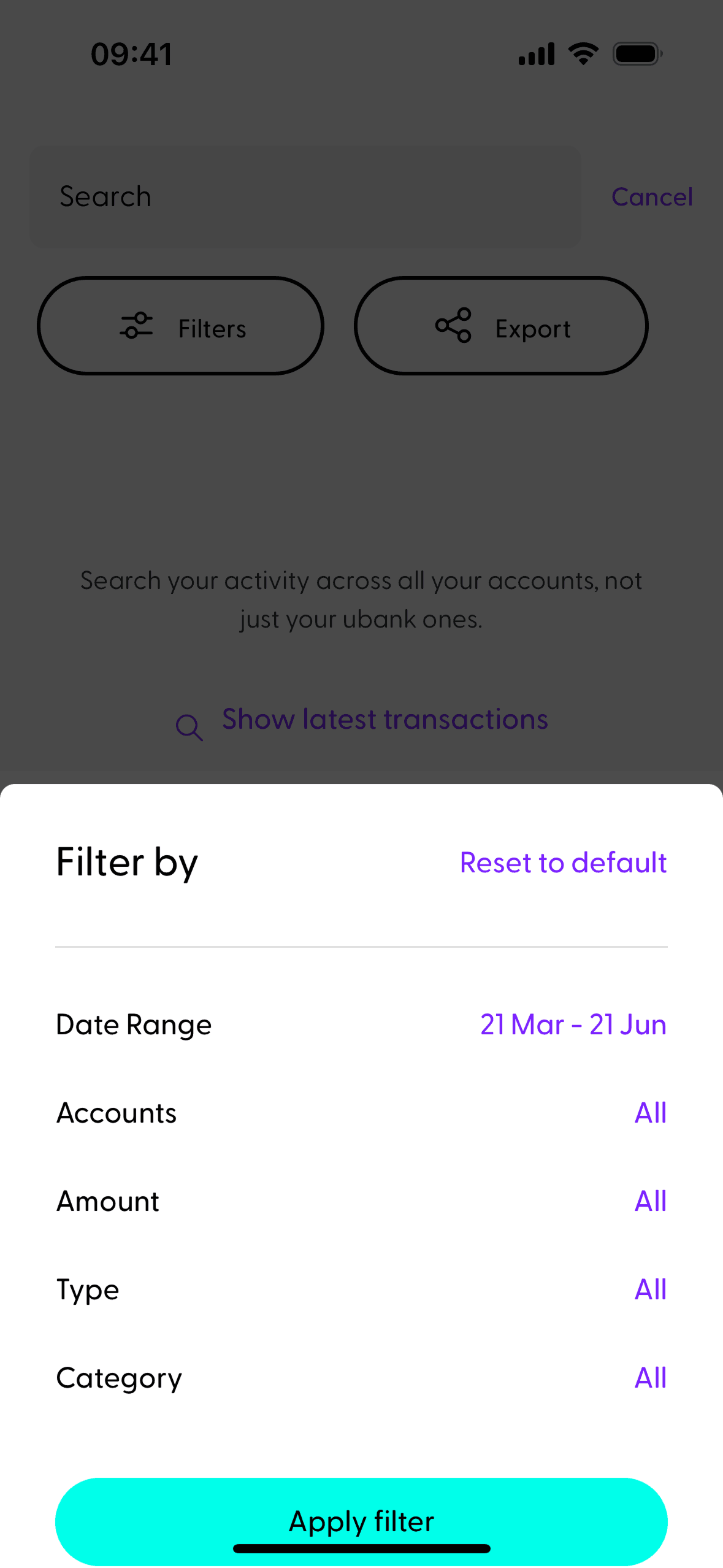 Ubank Money App iOS Finance interface screenshot 21