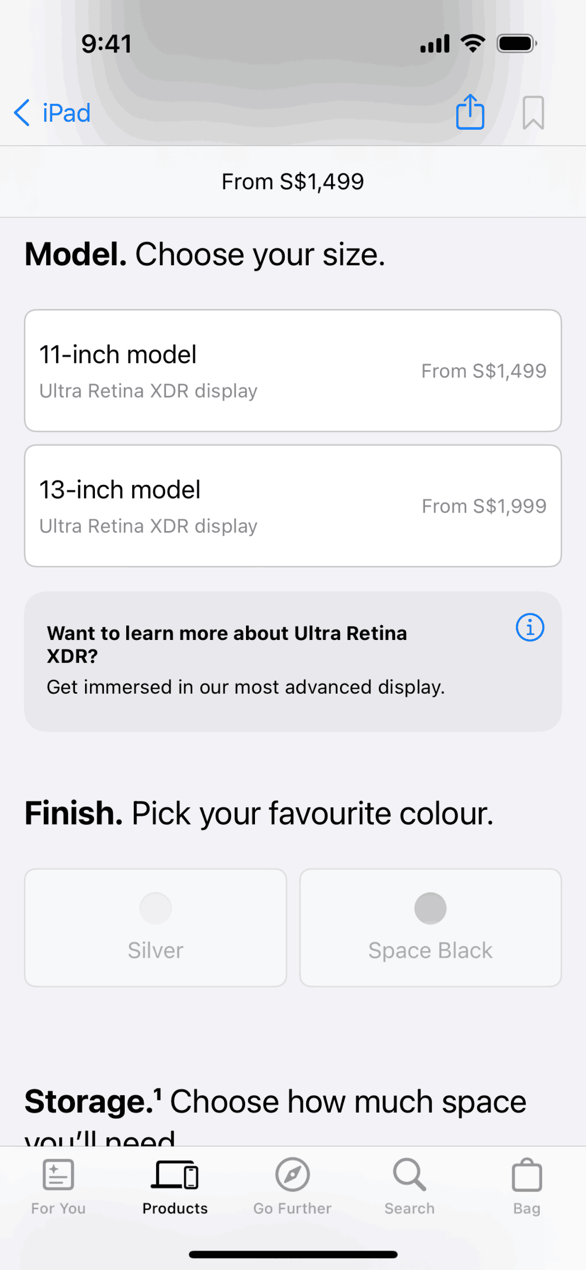 Apple Store iOS Shopping interface screenshot 10