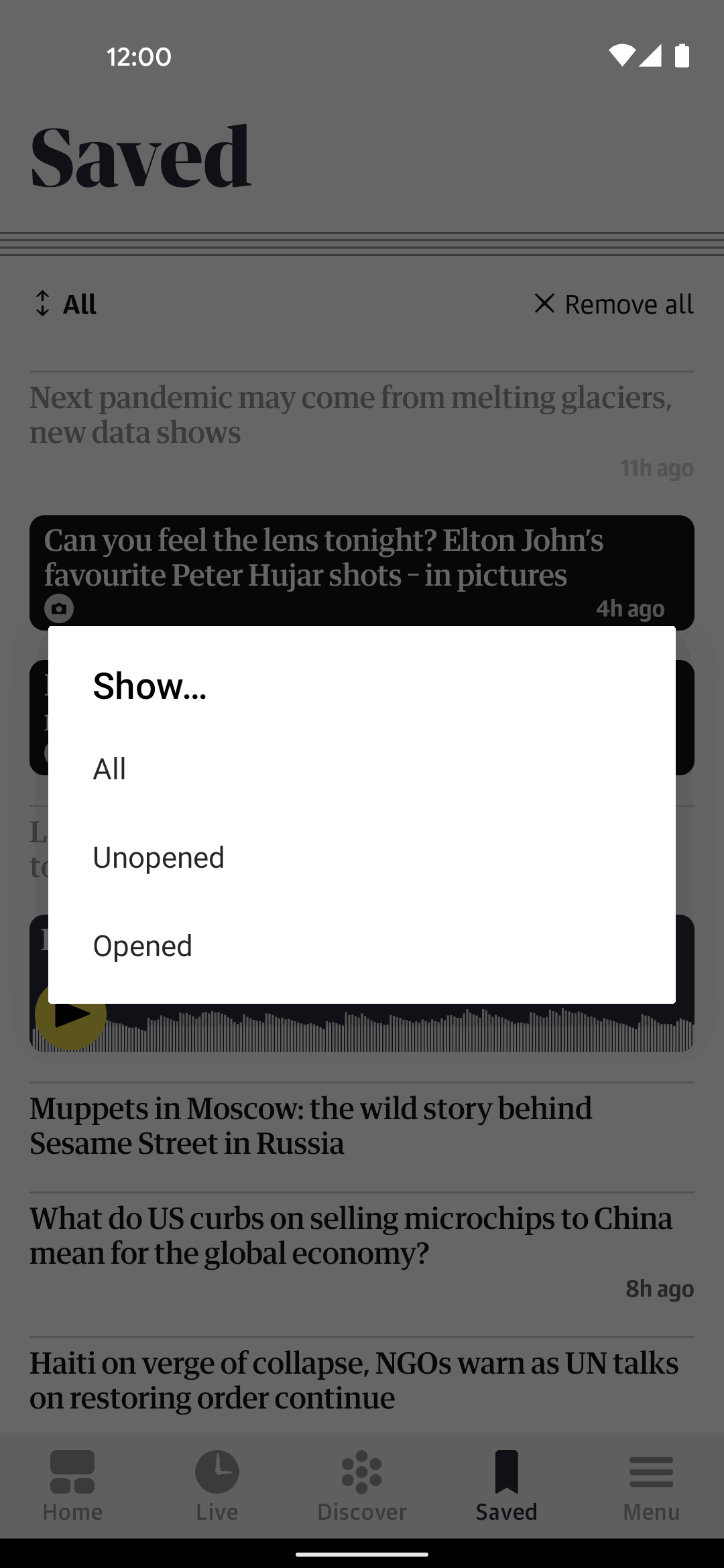 The Guardian Android News interface screenshot 18