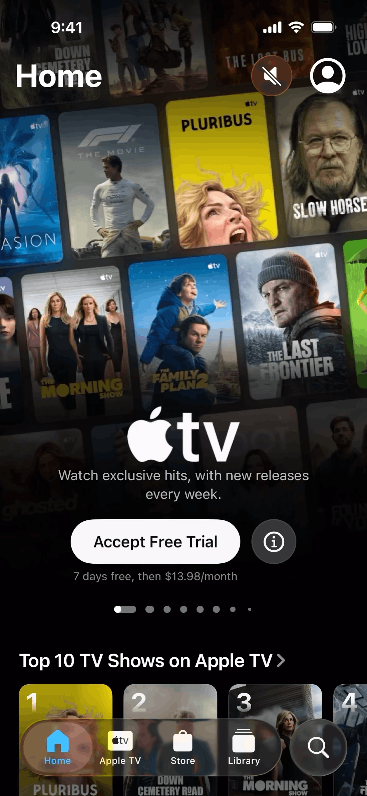 Apple TV iOS Entertainment interface screenshot 18