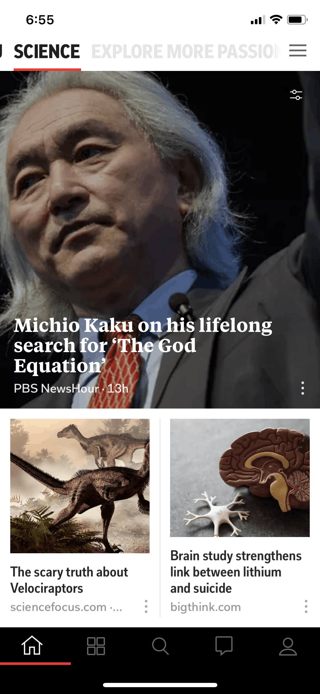 Flipboard iOS News interface screenshot 22