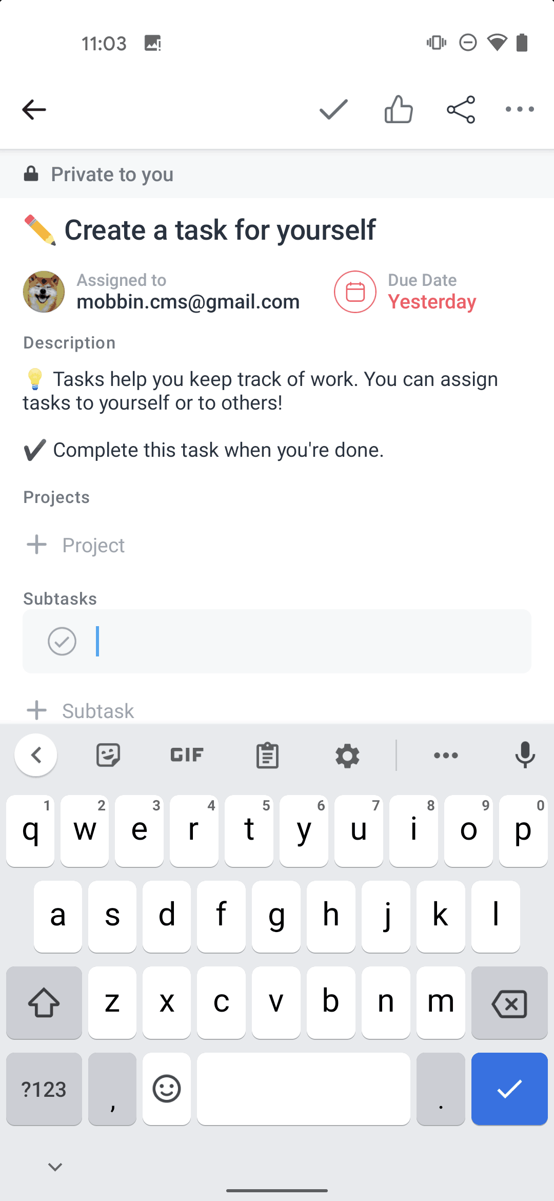 Asana Android Business interface screenshot 23