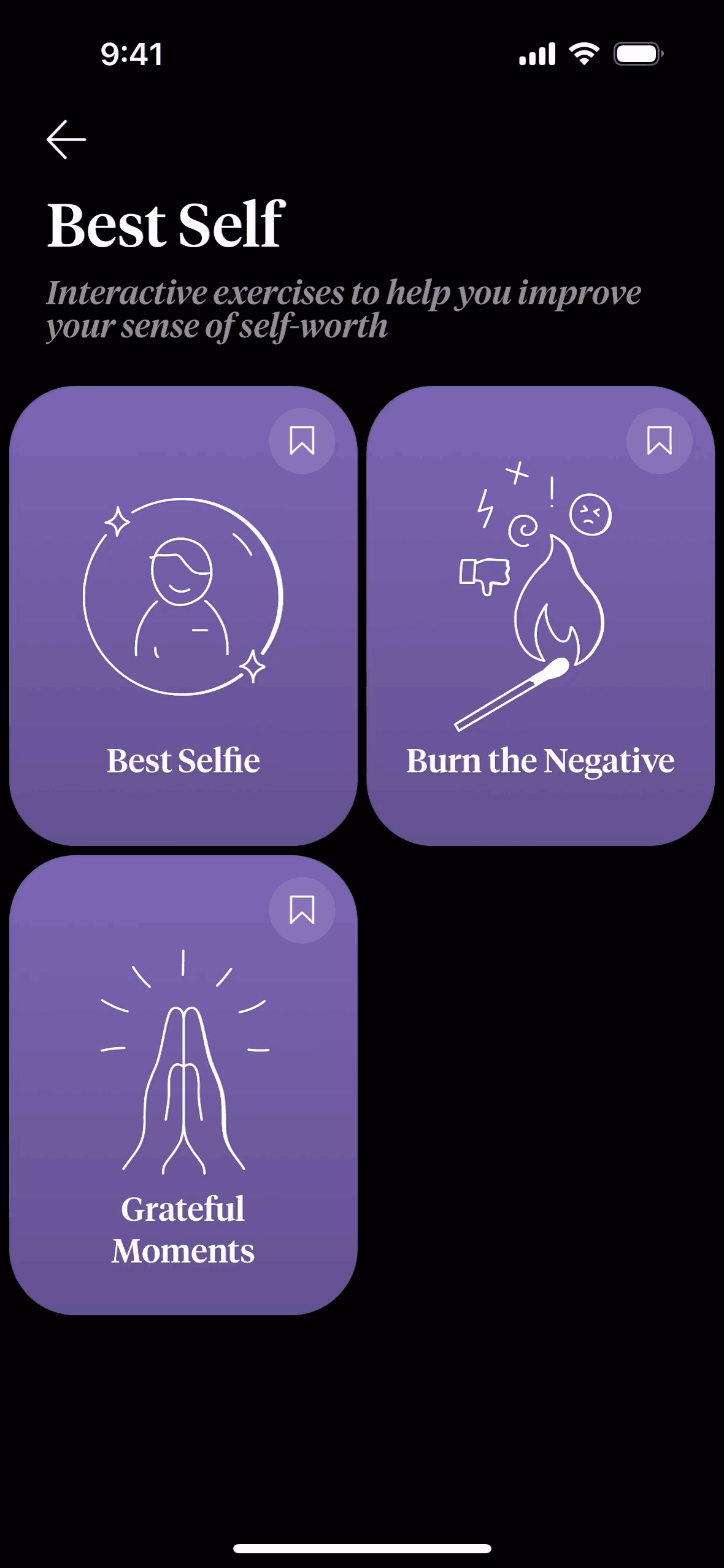 How We Feel iOS Health & Fitness interface screenshot 21