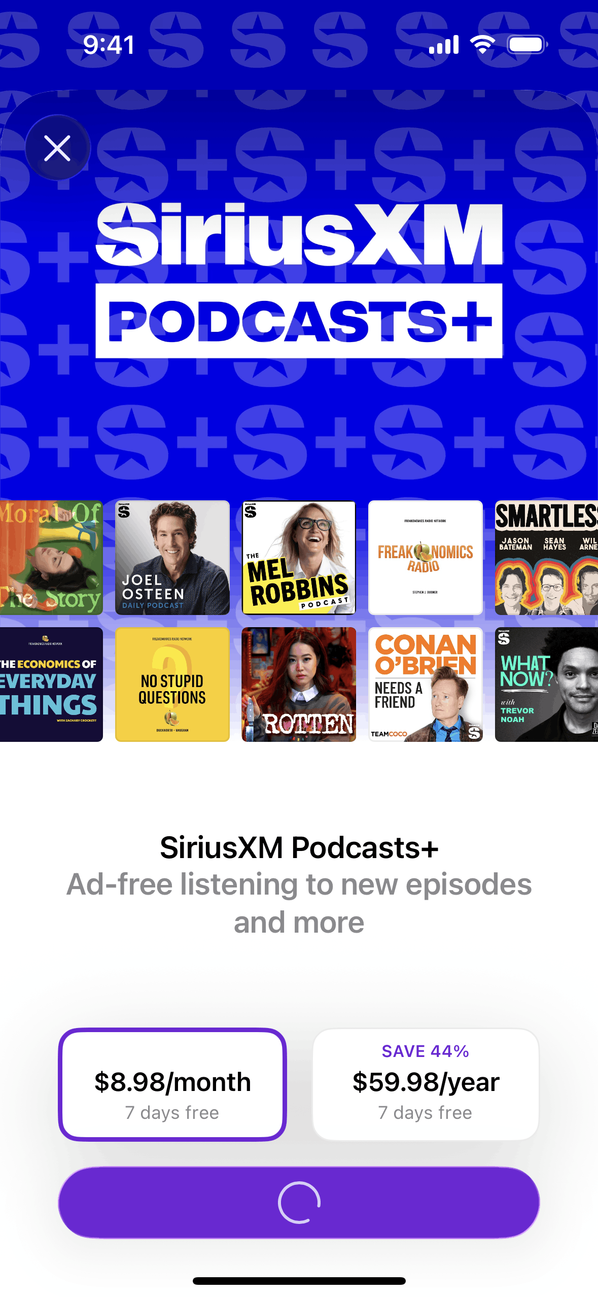 Apple Podcasts iOS Music & Audio interface screenshot 21