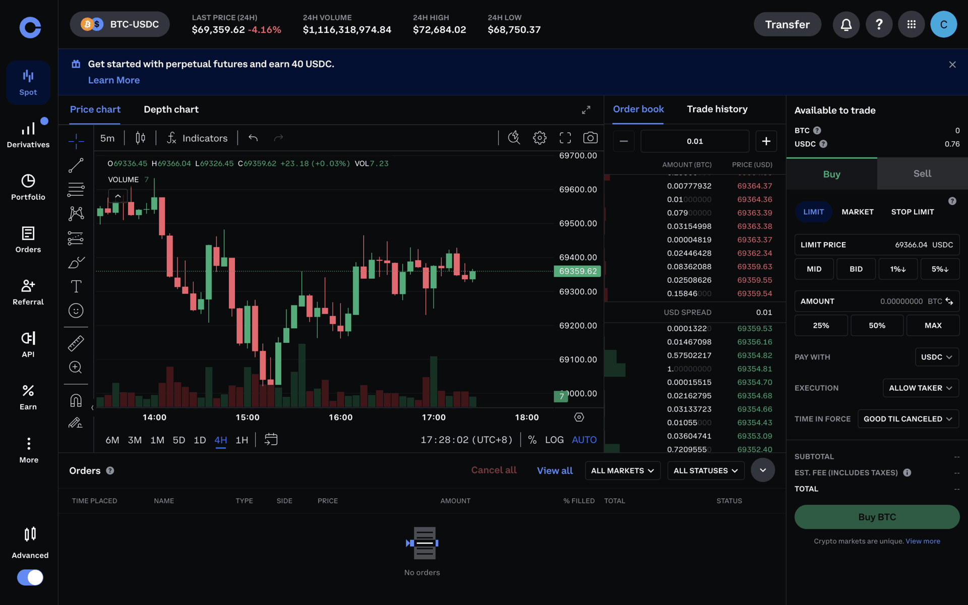 Coinbase Web Crypto & Web3 interface screenshot 2