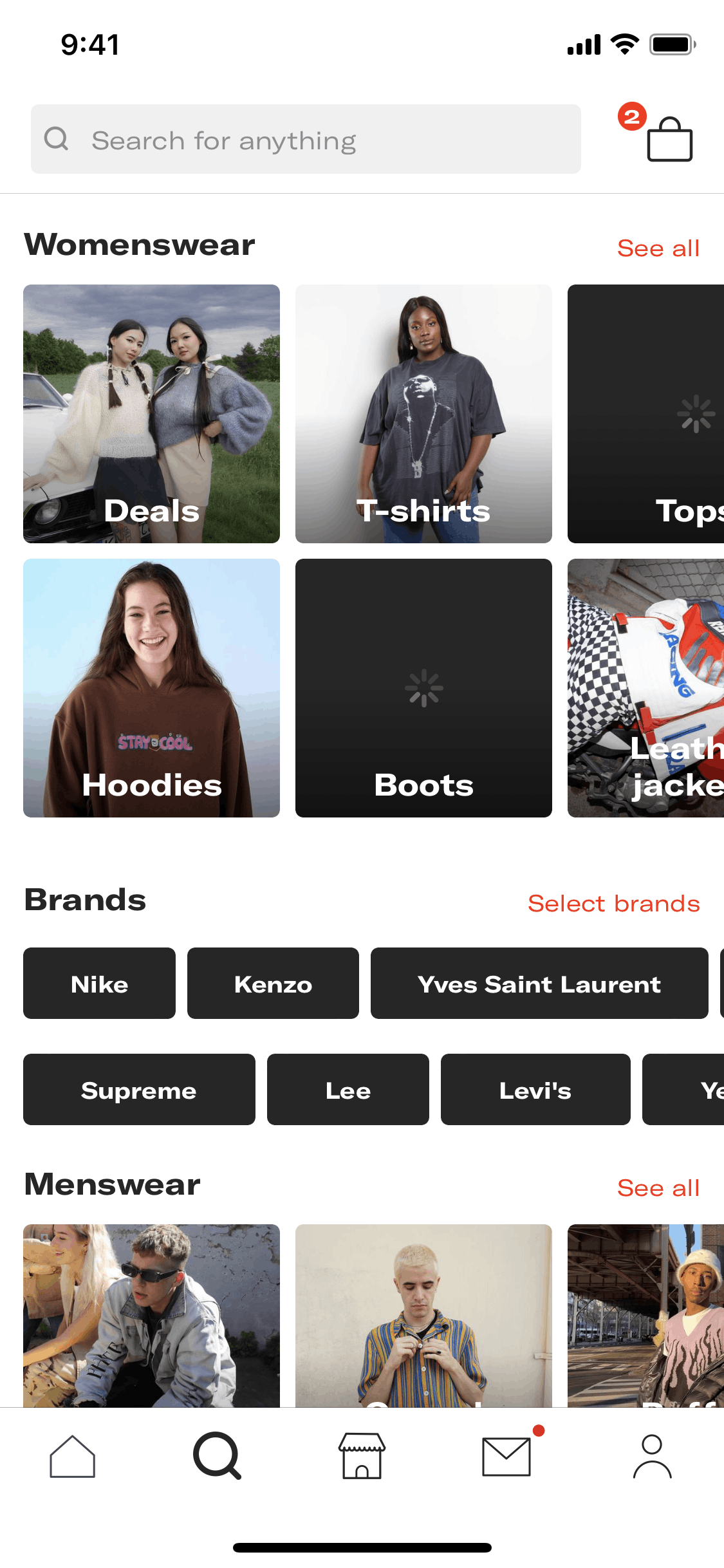 Depop iOS Shopping interface screenshot 5