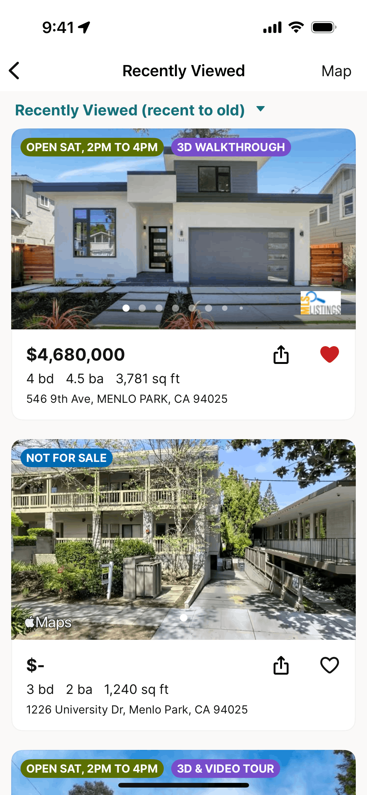 Redfin iOS Real Estate interface screenshot 20