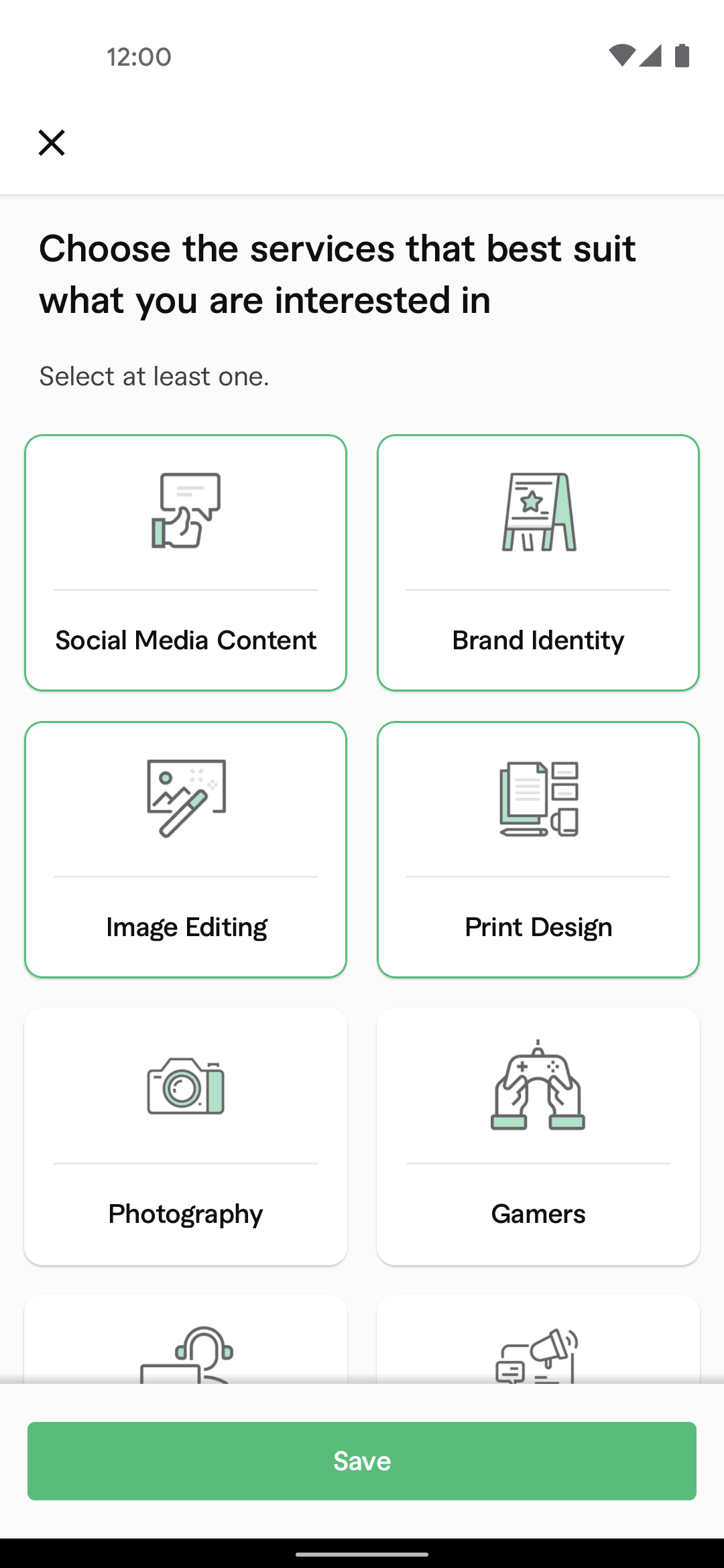Fiverr Android Business interface screenshot 23