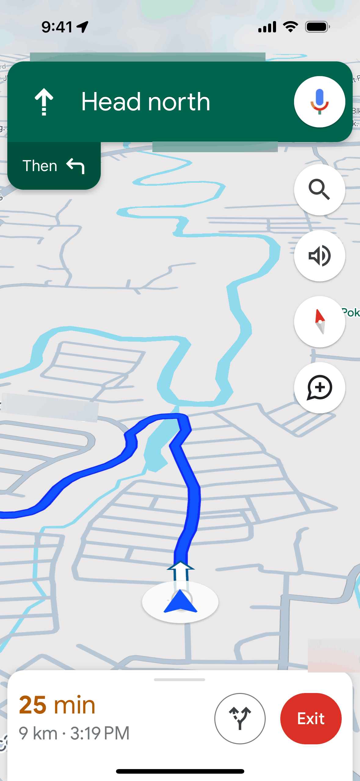 Google Maps iOS Maps & Navigation interface screenshot 2