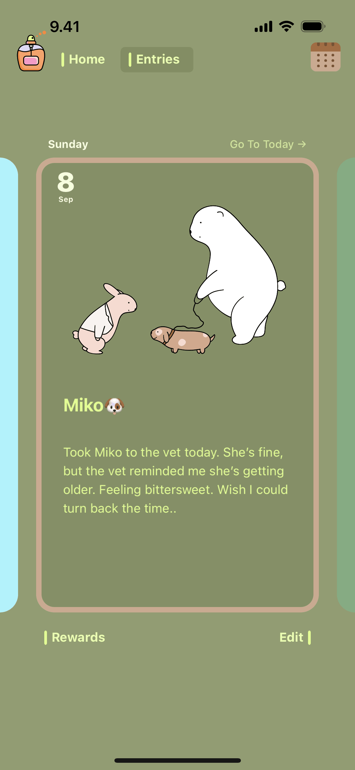 Bears Gratitude iOS Health & Fitness interface screenshot 14