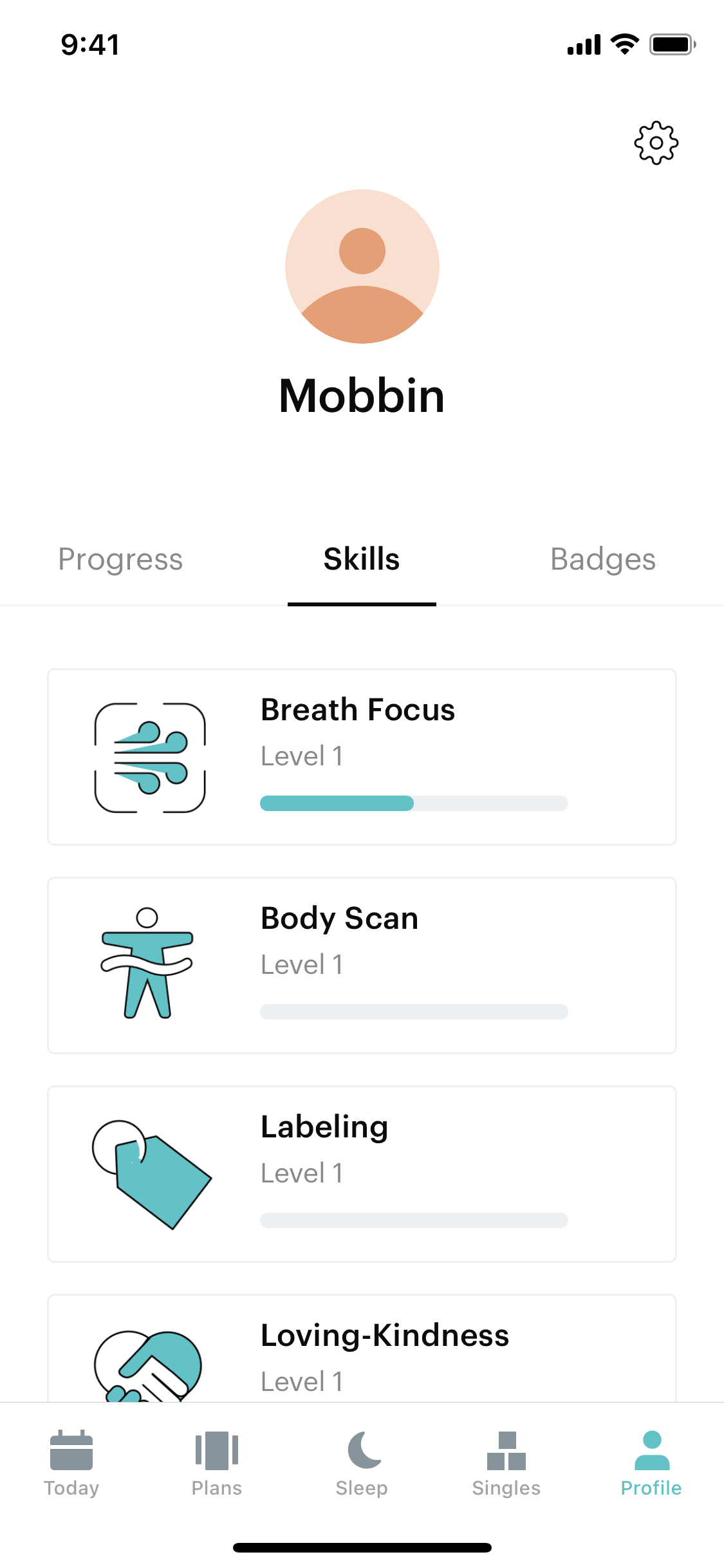 Balance iOS Health & Fitness interface screenshot 6