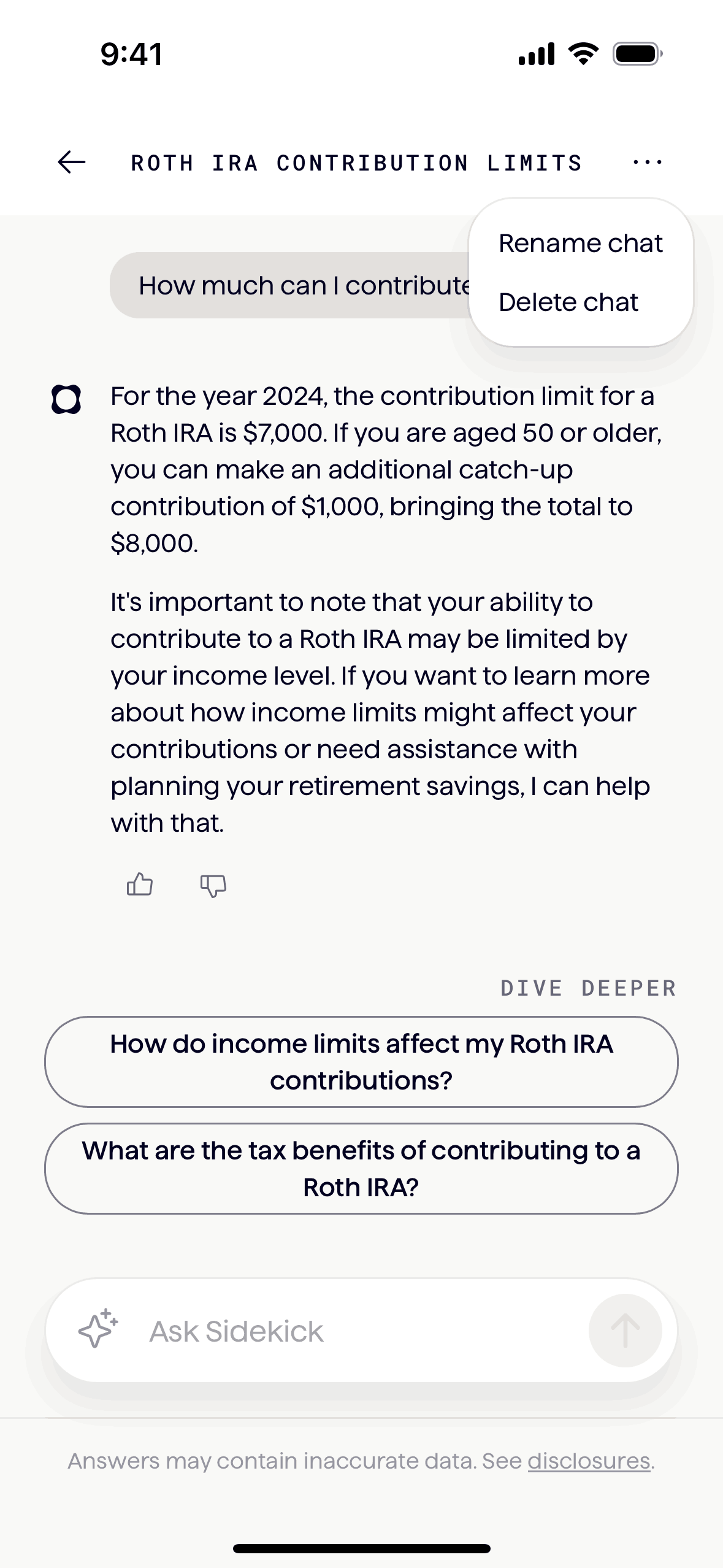 Origin iOS Finance interface screenshot 23