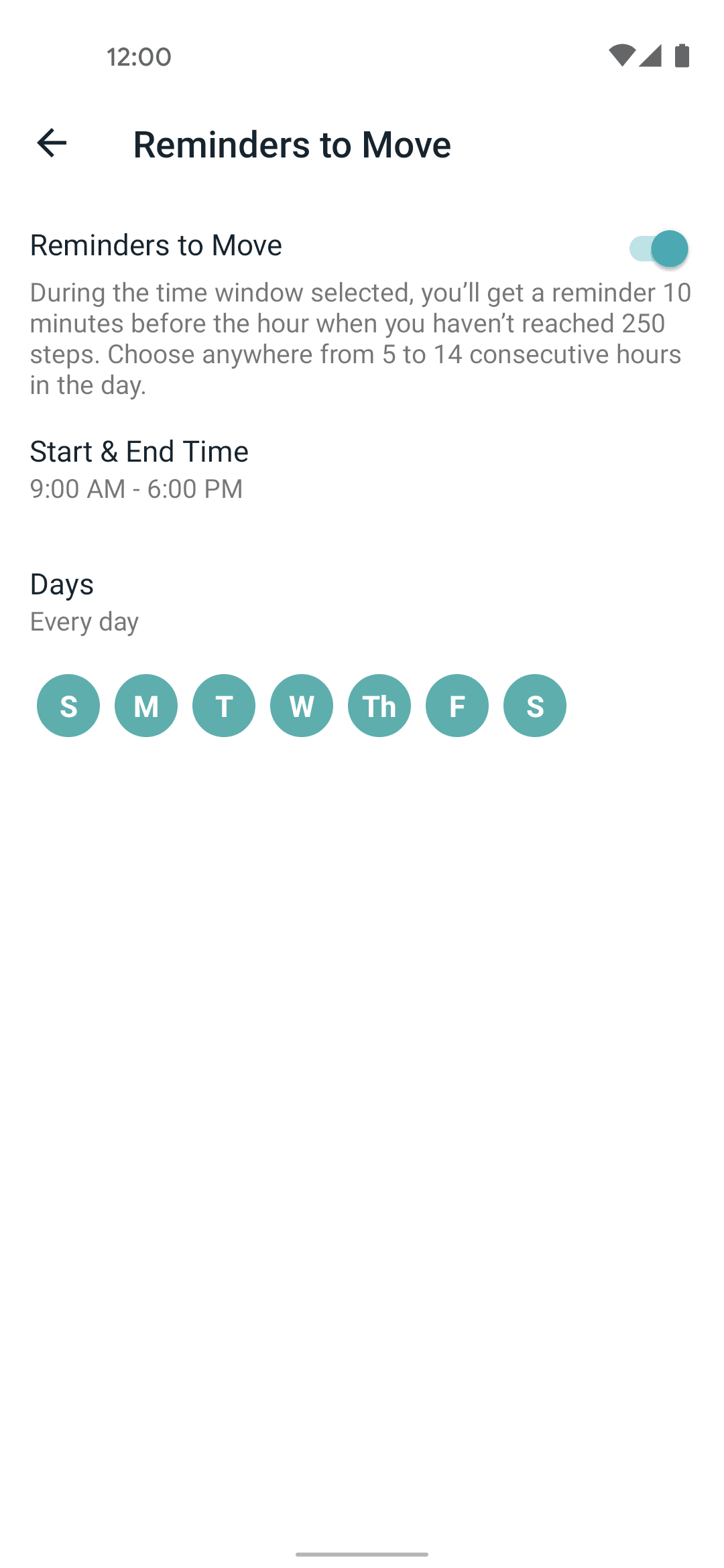 Fitbit Android Health & Fitness interface screenshot 19