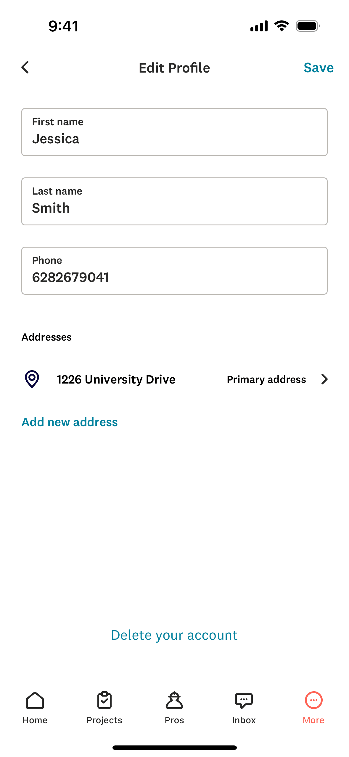 Angi iOS Lifestyle interface screenshot 17