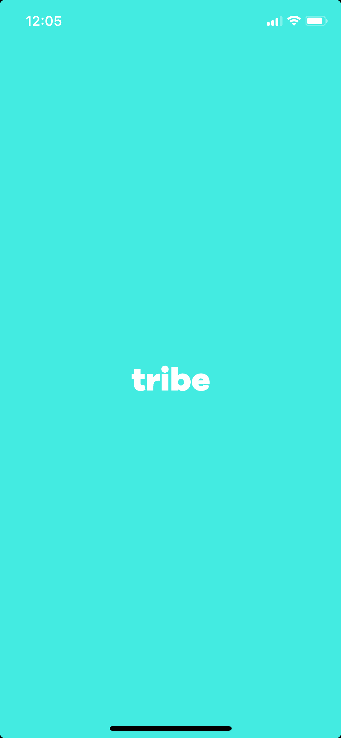 Tribe iOS Social Networking interface screenshot 1