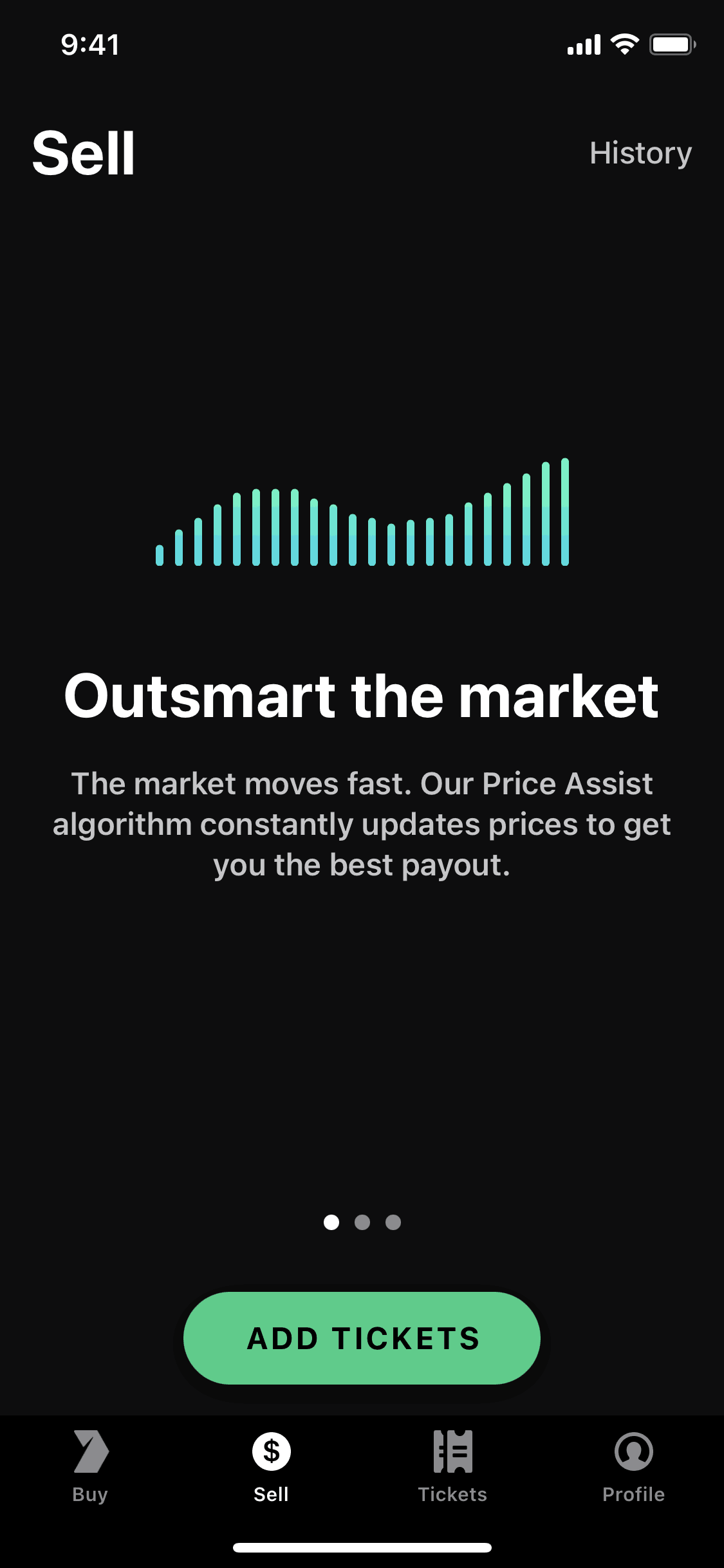 Gametime iOS Entertainment interface screenshot 2